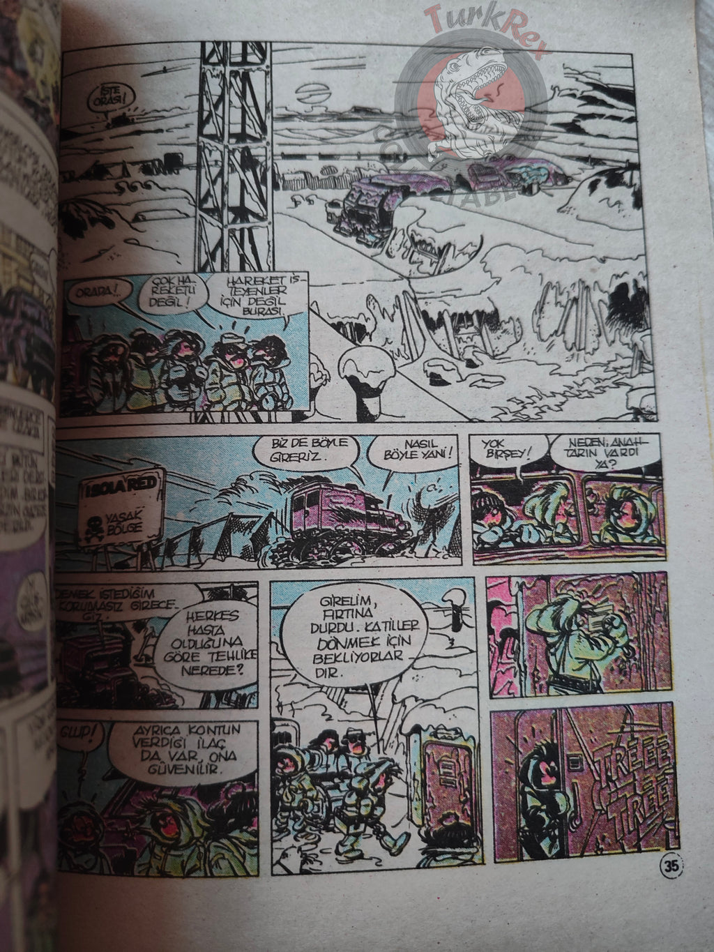 Spirou & Fantasio #3 Virus 1989 Turkish Comic Turkey