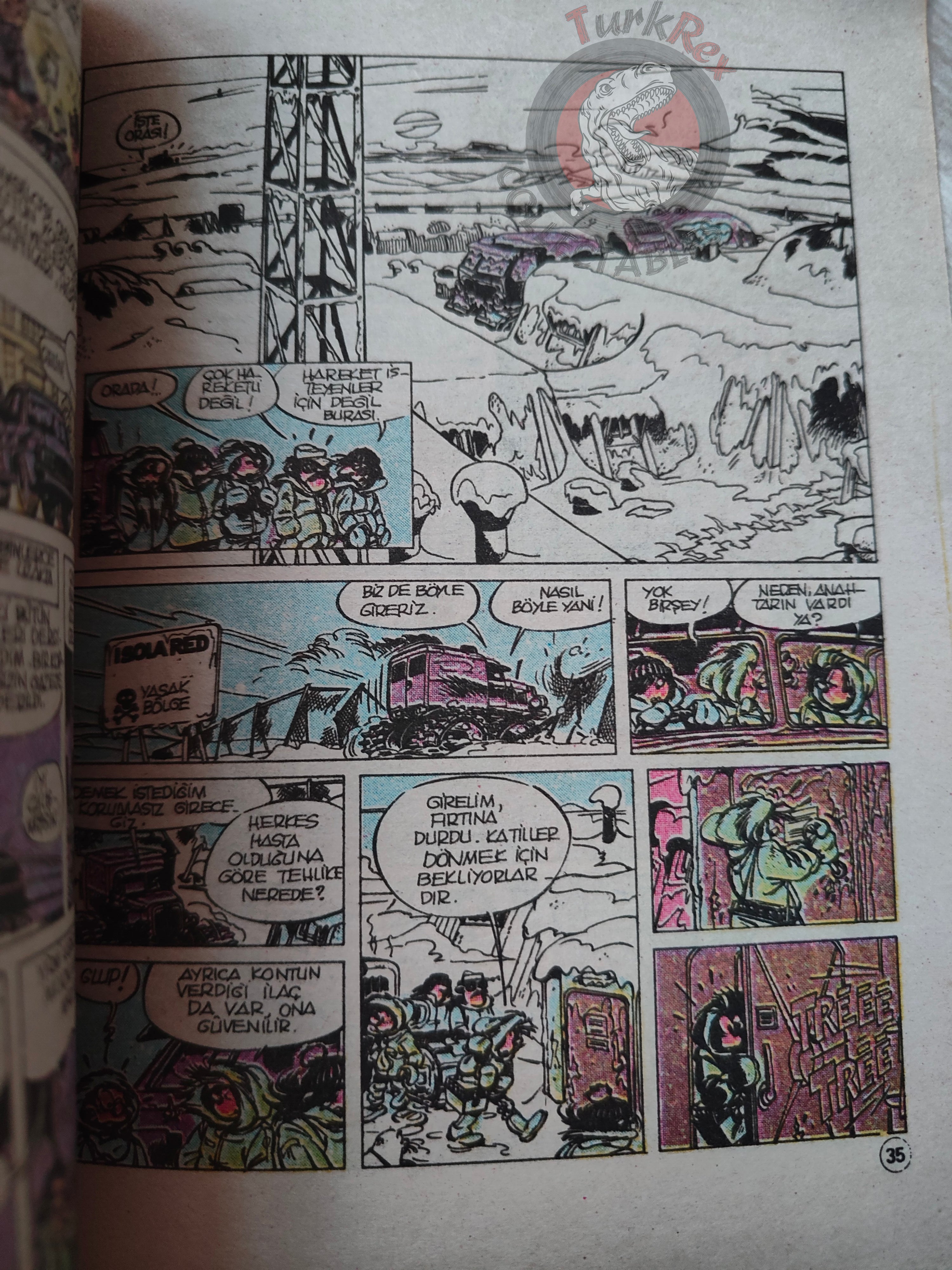Spirou & Fantasio #3 Virus 1989 Turkish Comic Turkey