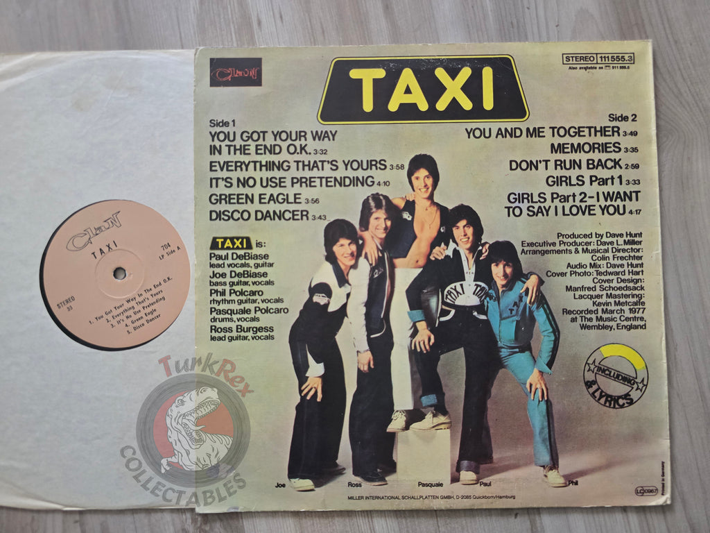 Taxi – Taxi Turkish Pressing Vinyl Turkey Edition