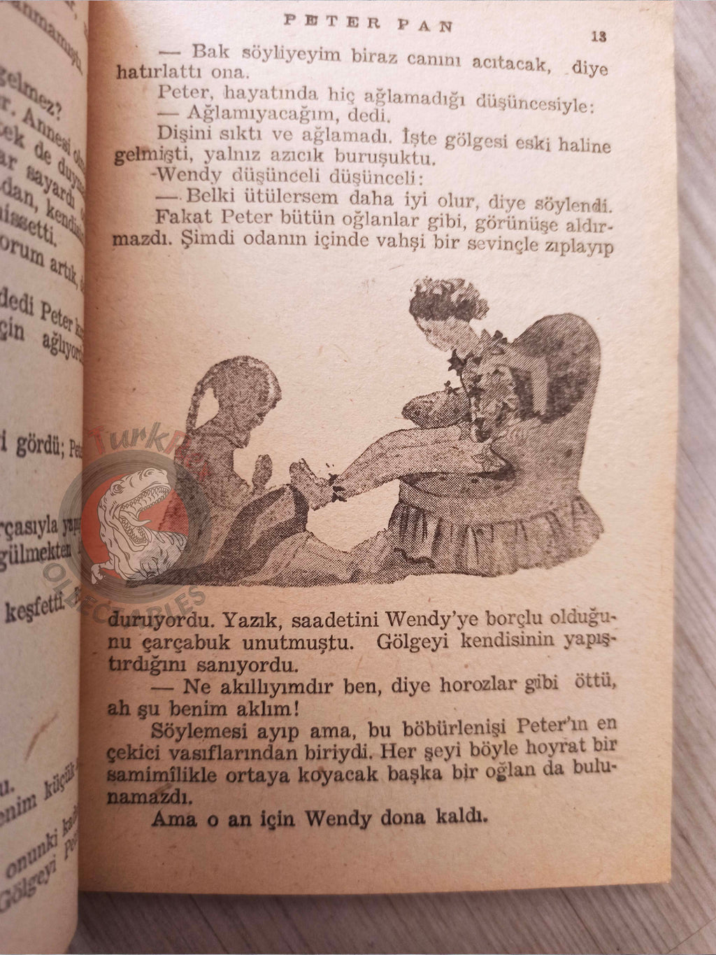 J. M. Barrie – Peter Pan 1957 Turkish Book Turkey Illustrated