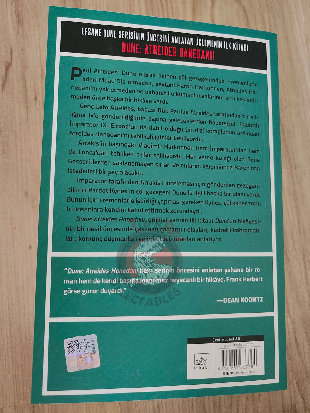 Brian Herbert – Dune House Atreides Turkish Book Turkey Prequel Trilogy