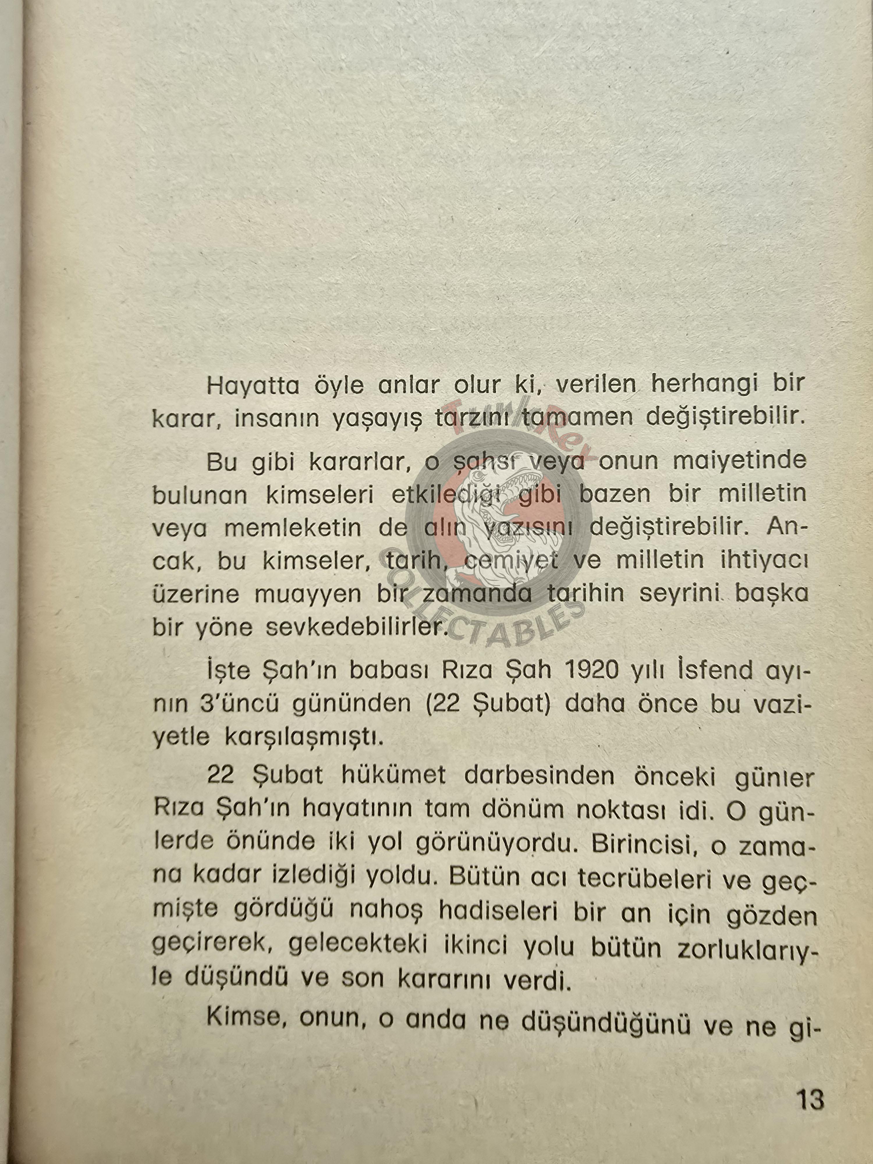 The Miracle of Iran Shahanshah Aryamehr 1975 Turkish Book Mohammad Reza Pahlavi Persia