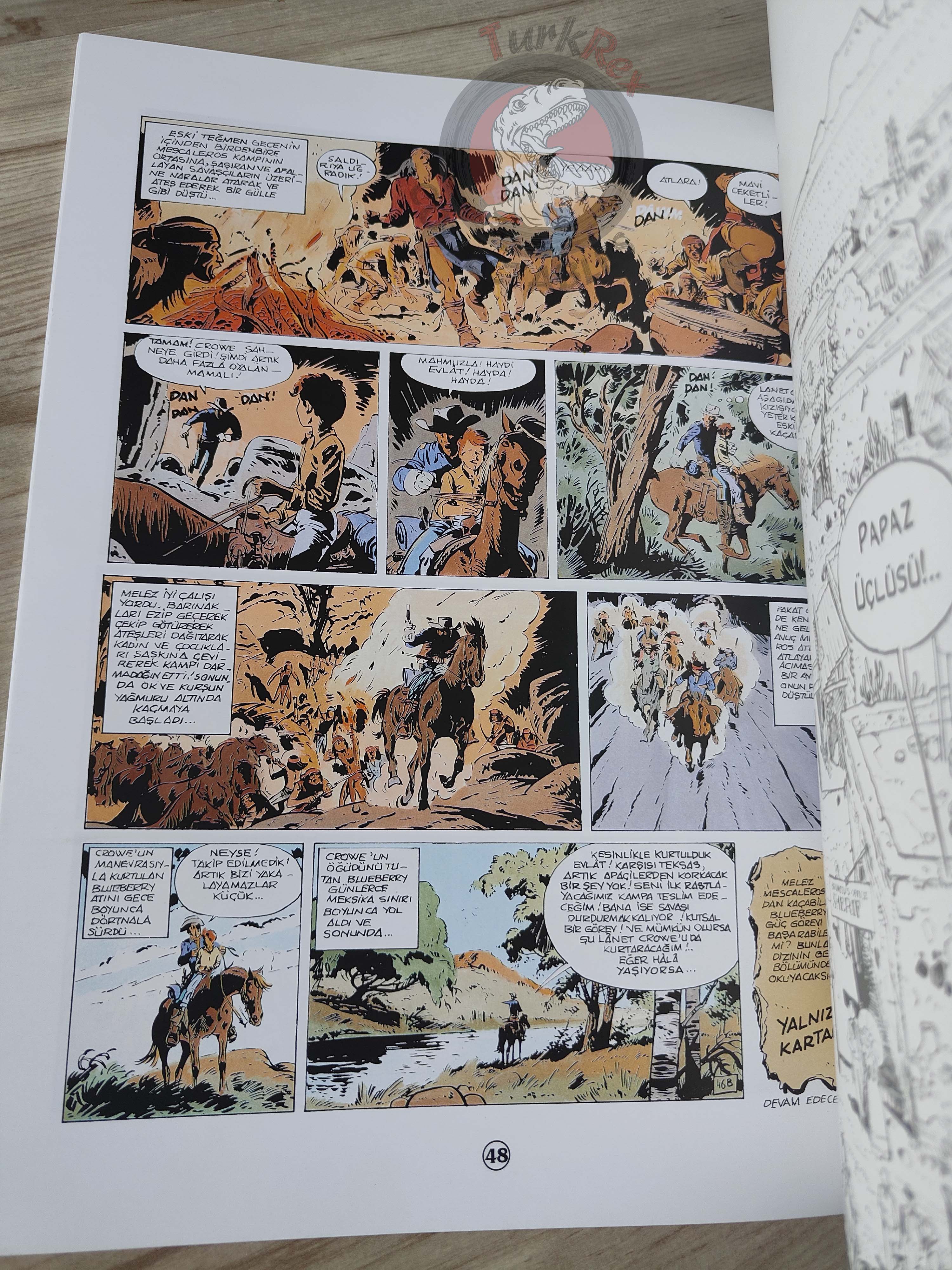 Blueberry #2 – Thunder in the West 2003 1st Edition Turkish Comic Turkey