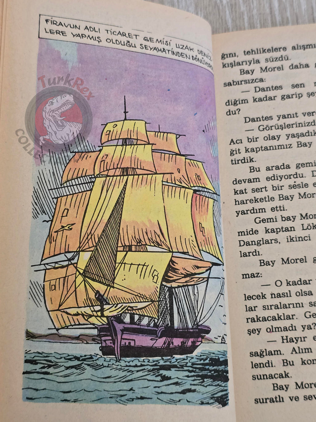 Alexandre Dumas – The Count of Monte Cristo 1980s Turkish Book Turkey Illustrated