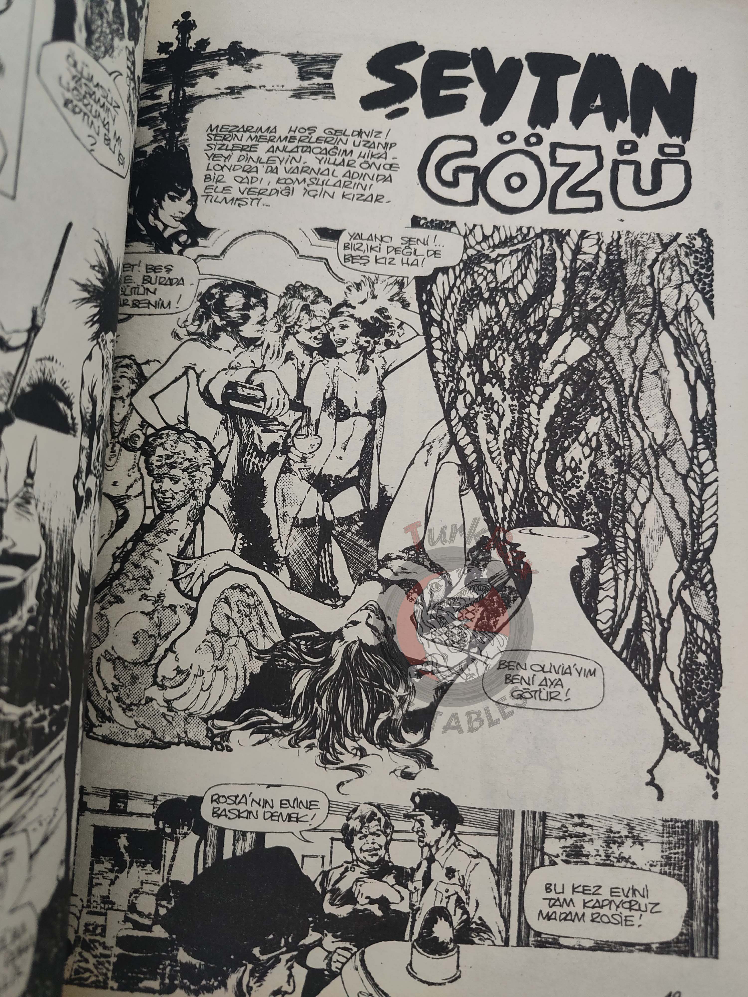 Korku August 1975 Turkish Comic Turkey Vampirella #29 Warren Creepy Eerie