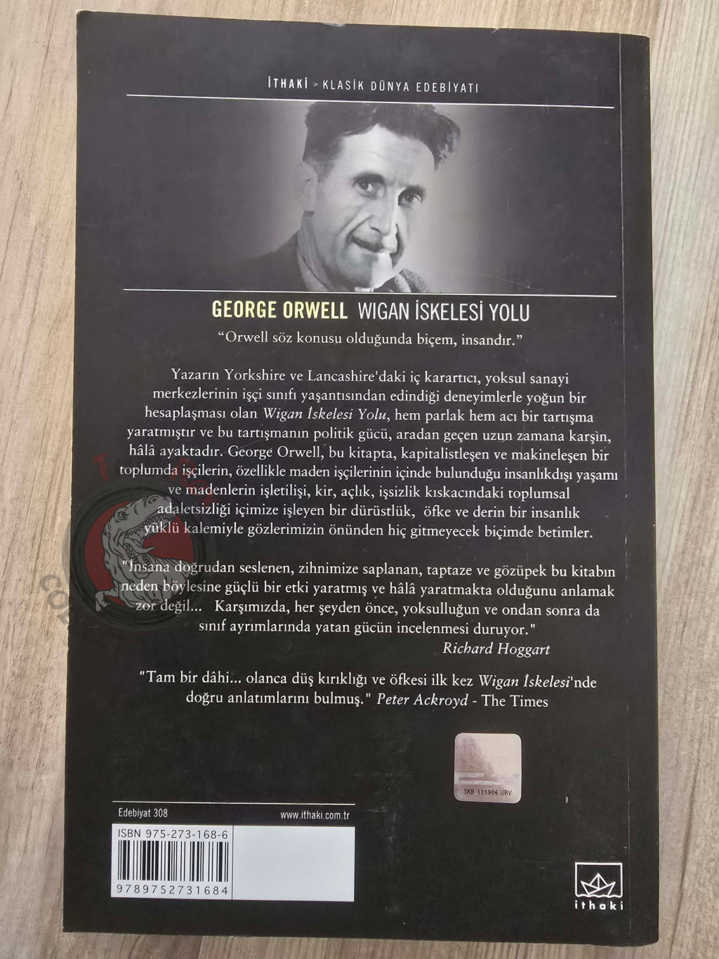 George Orwell – The Road to Wigan Pier 2005 Turkish Book Turkey