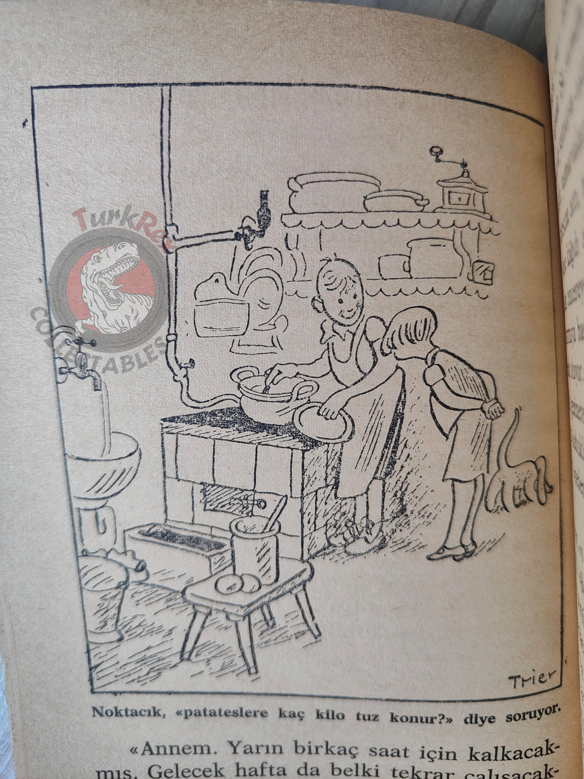 Erich Kästner – Pünktchen und Anton 1965 Turkish Book Turkey Illustrated