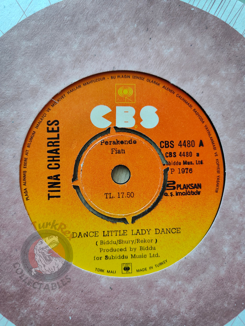 Tina Charles – Dance Little Lady Dance / Why 7" Turkish Pressing Vinyl Turkey Edition