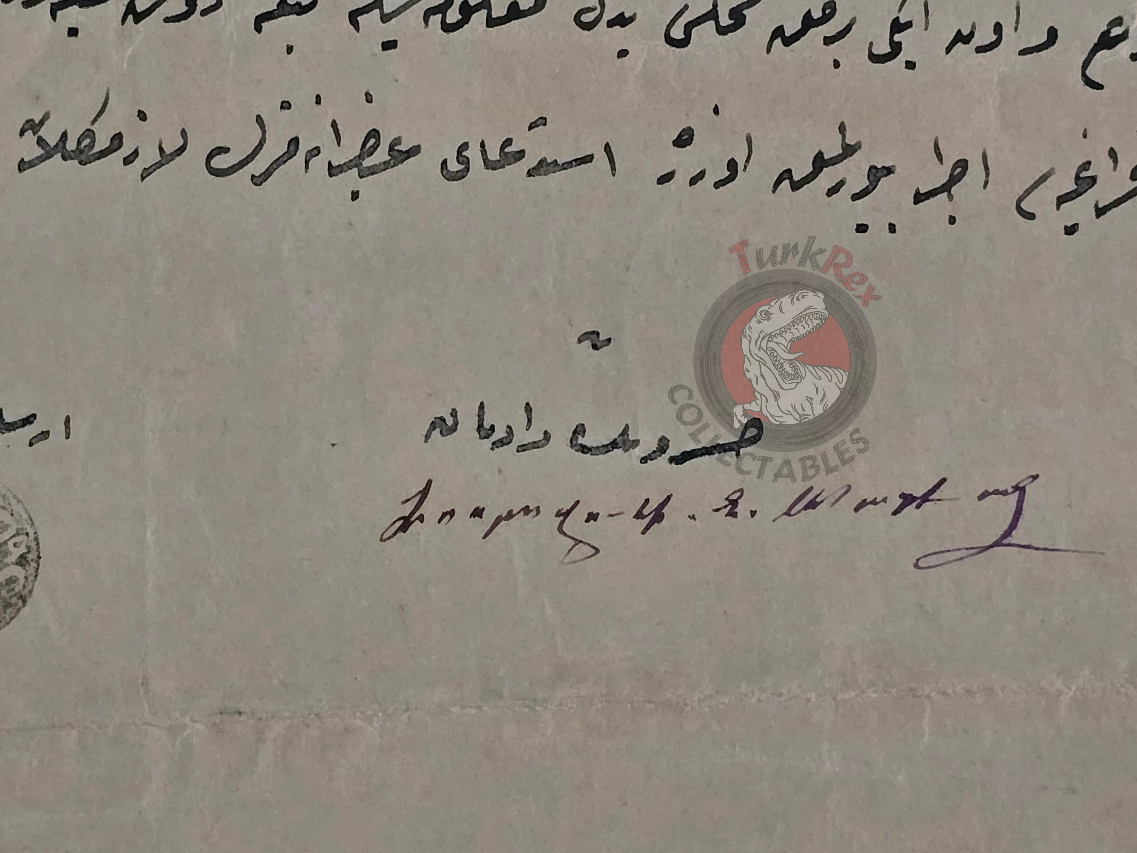 Ottoman Land Sale Document 1887 Makri Village Istanbul Dadian Family Armenian Armenia