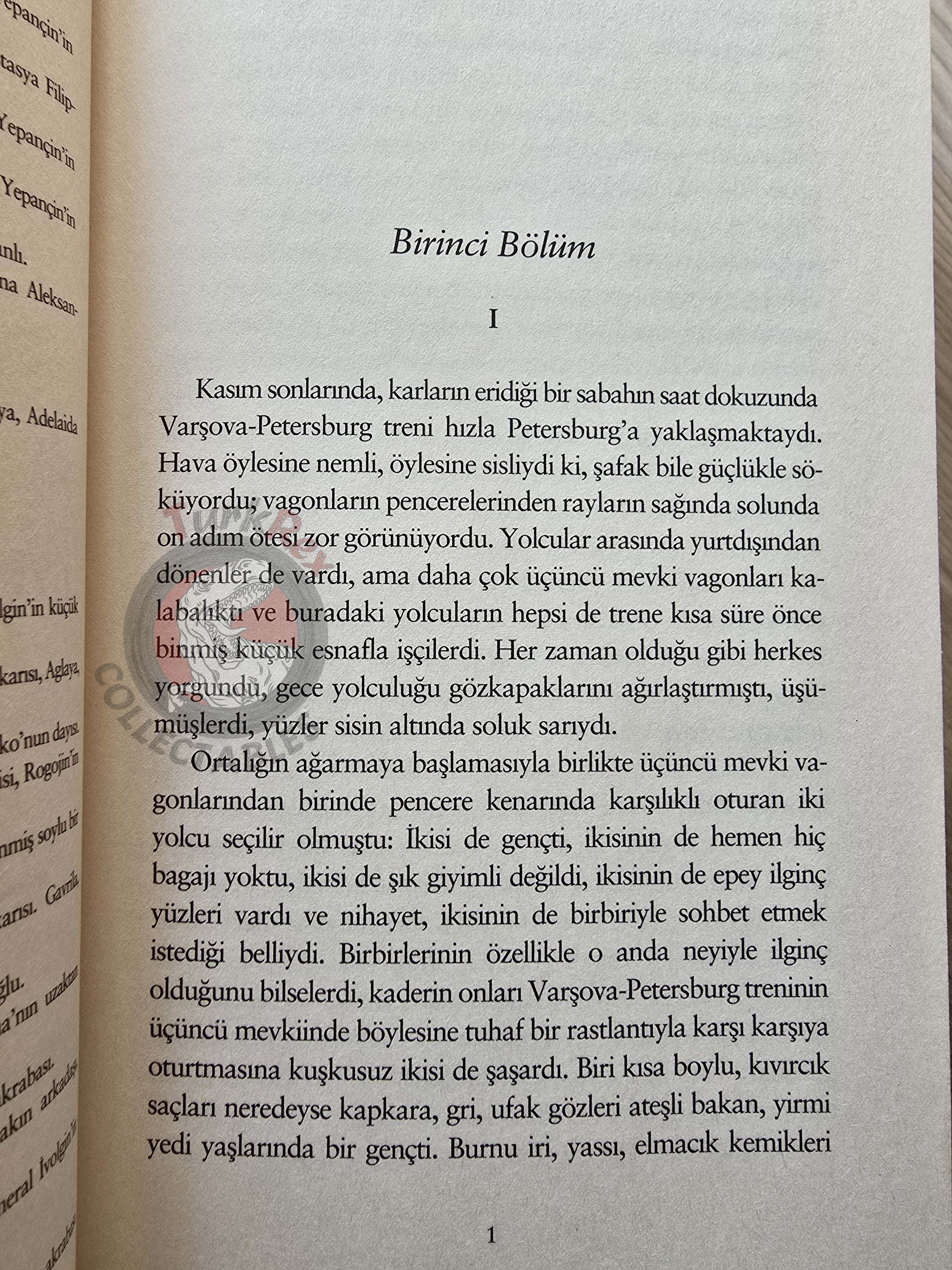 Fyodor Dostoyevsky – The Idiot 2019 Turkish Book Turkey