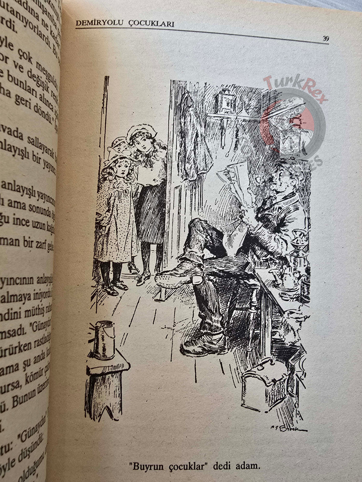 Edith Nesbit – The Railway Children 1991 Turkish Book Turkey Illustrated