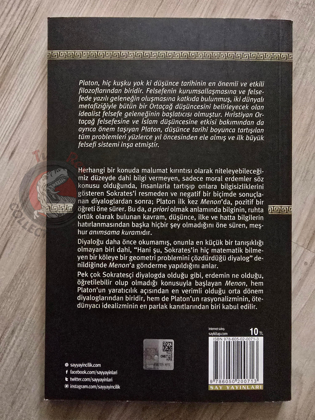 Plato – Meno 2018 Turkish Book Turkey