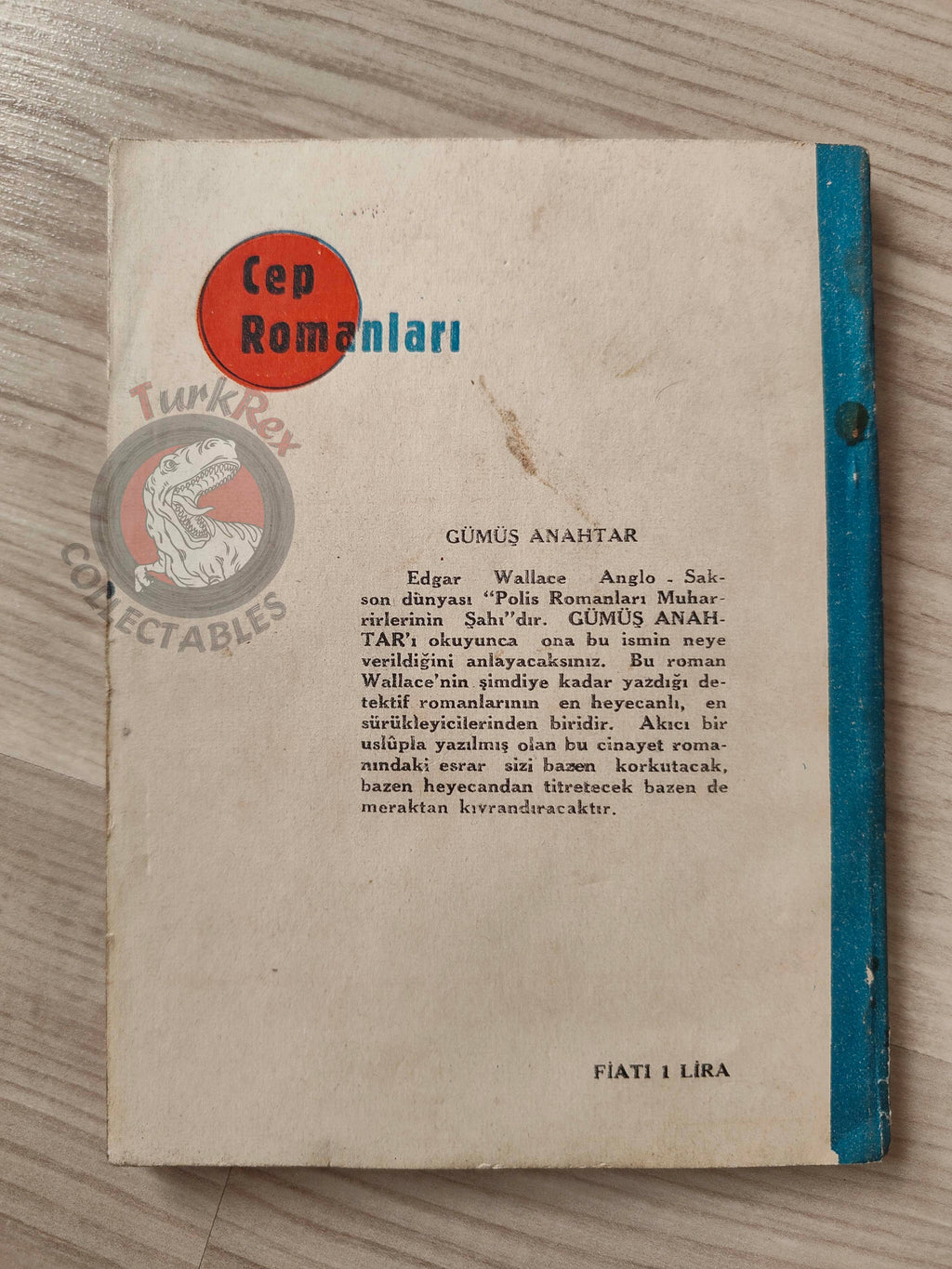 Edgar Wallace – The Clue of the Silver Key 1953 1st Turkish Book Turkey