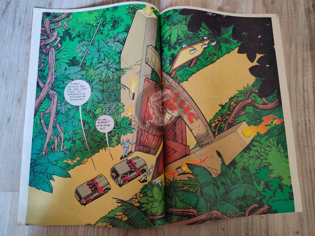 Jurassic Park #3 Turkish Edition Comic Turkey Topps Spielberg