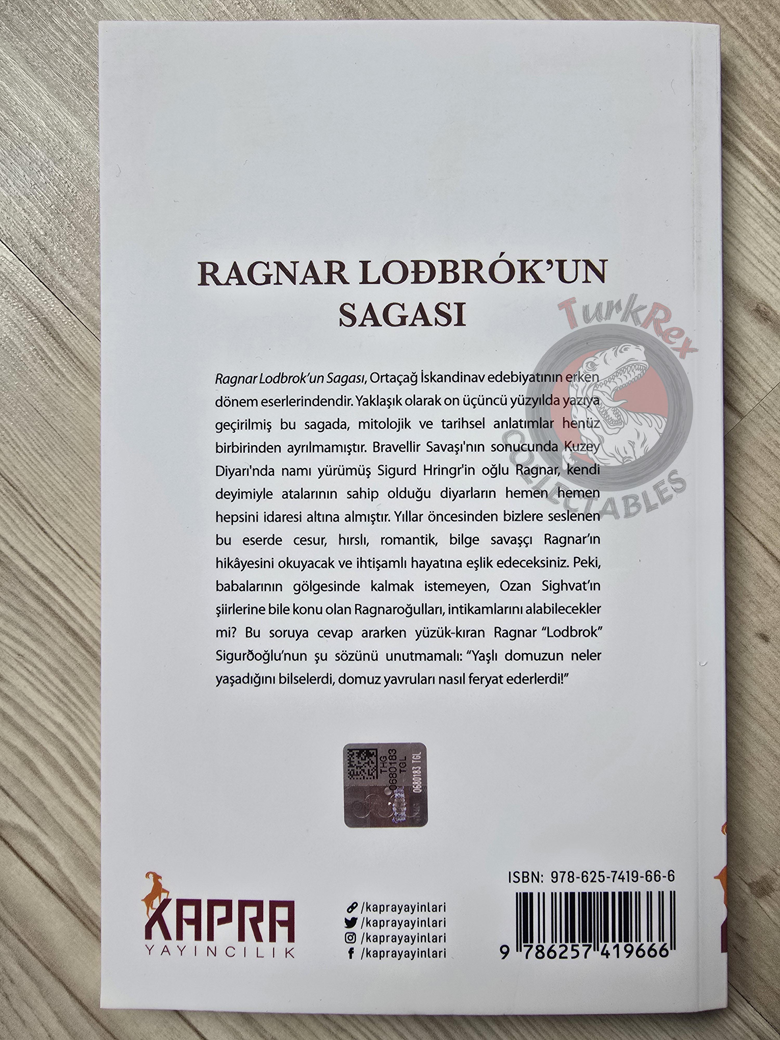 The Tale of Ragnar Lodbrok 2021 Turkish Book Turkey Viking