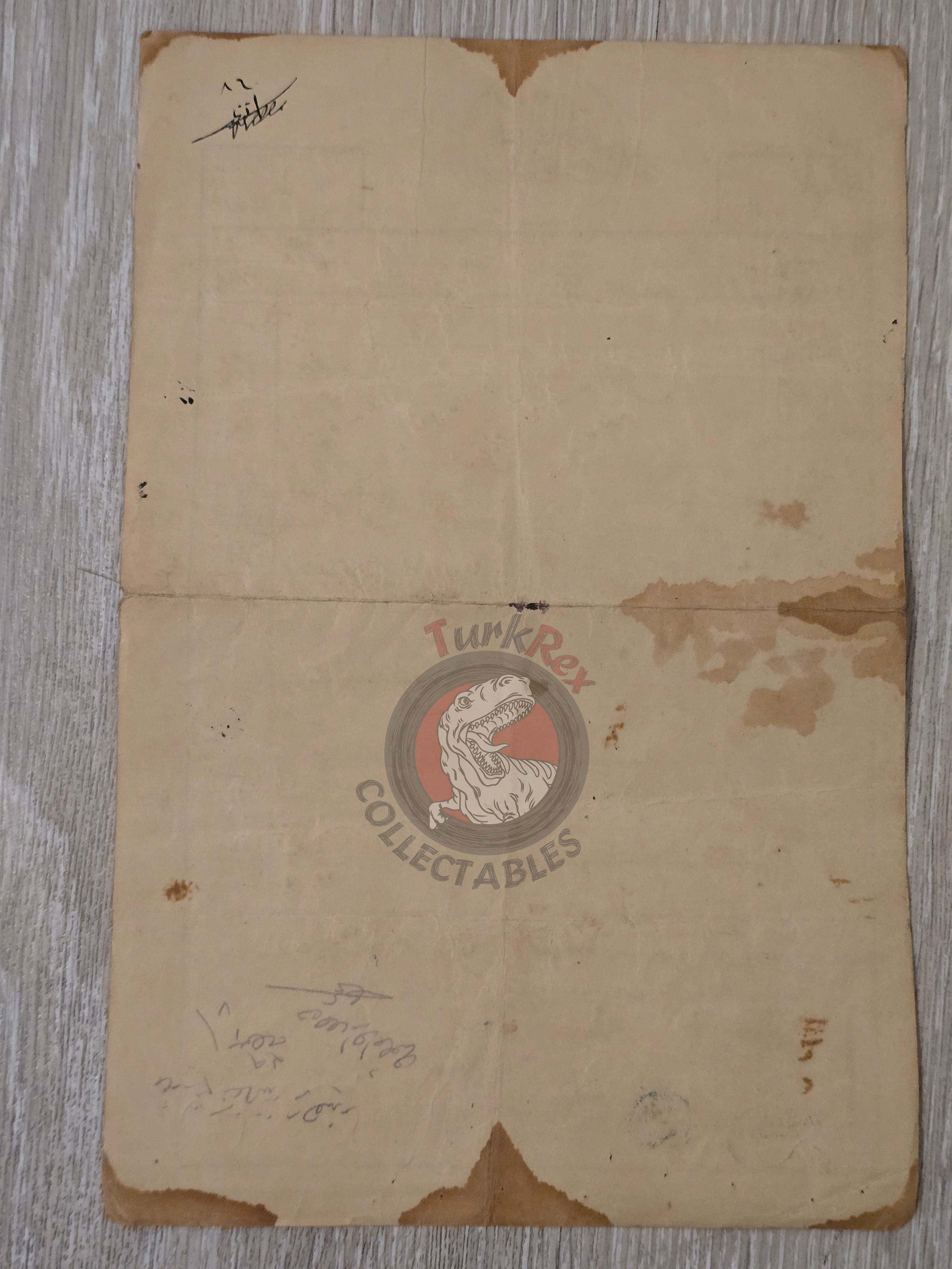 Ottoman 1905 Land Deed Farmland in Karahisar Afyon Title Deed