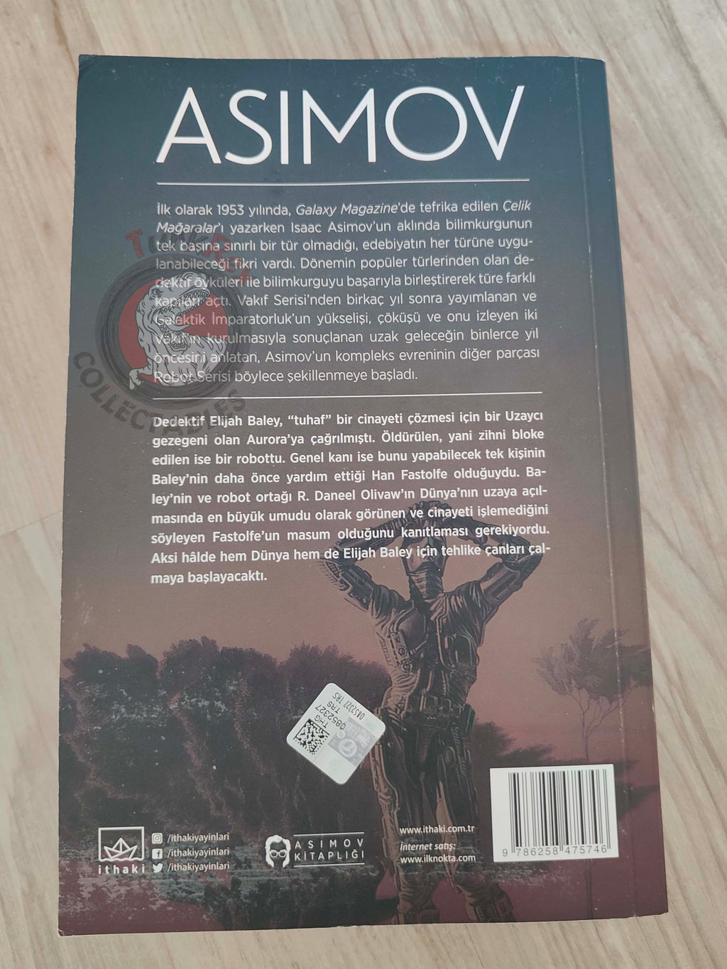 Isaac Asimov – Robot Series - The Robots of Dawn Turkish Book Turkey