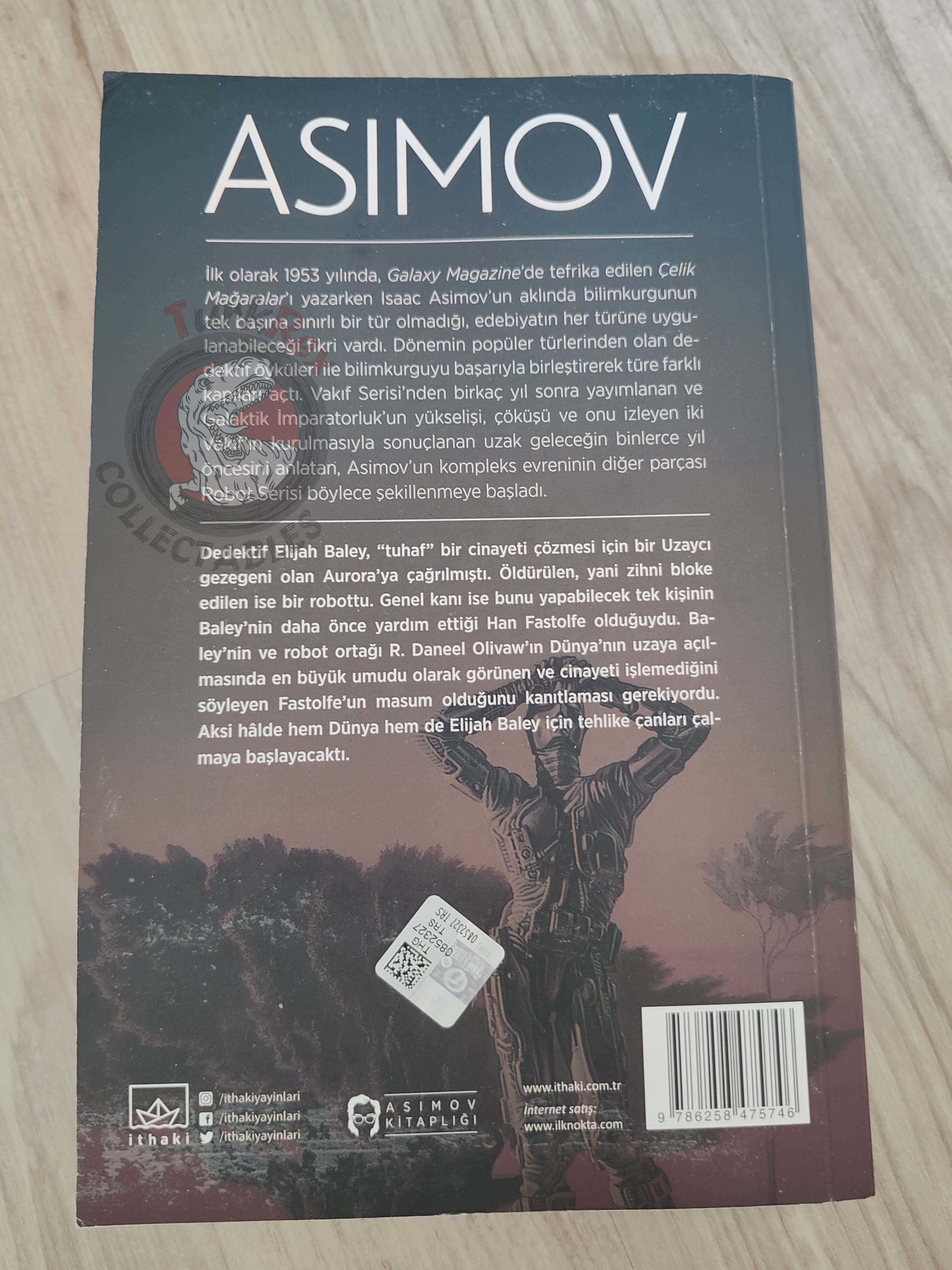 Isaac Asimov – Robot Series - The Robots of Dawn Turkish Book Turkey
