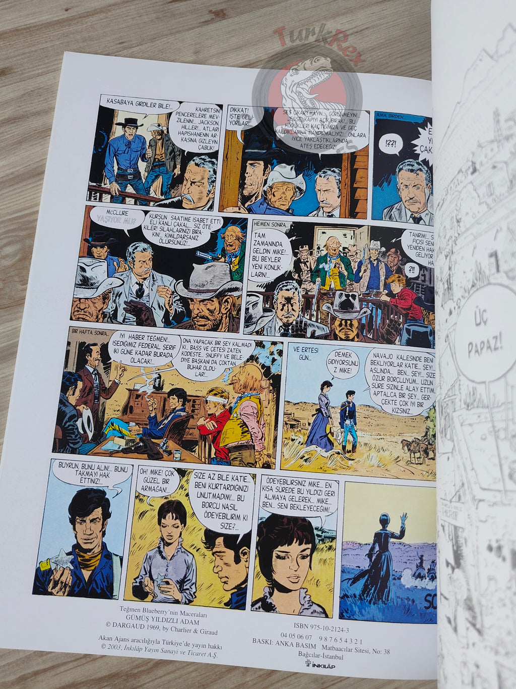 Blueberry #6 – The Man with the Silver Star 2004 1st Edition Turkish Comic Turkey