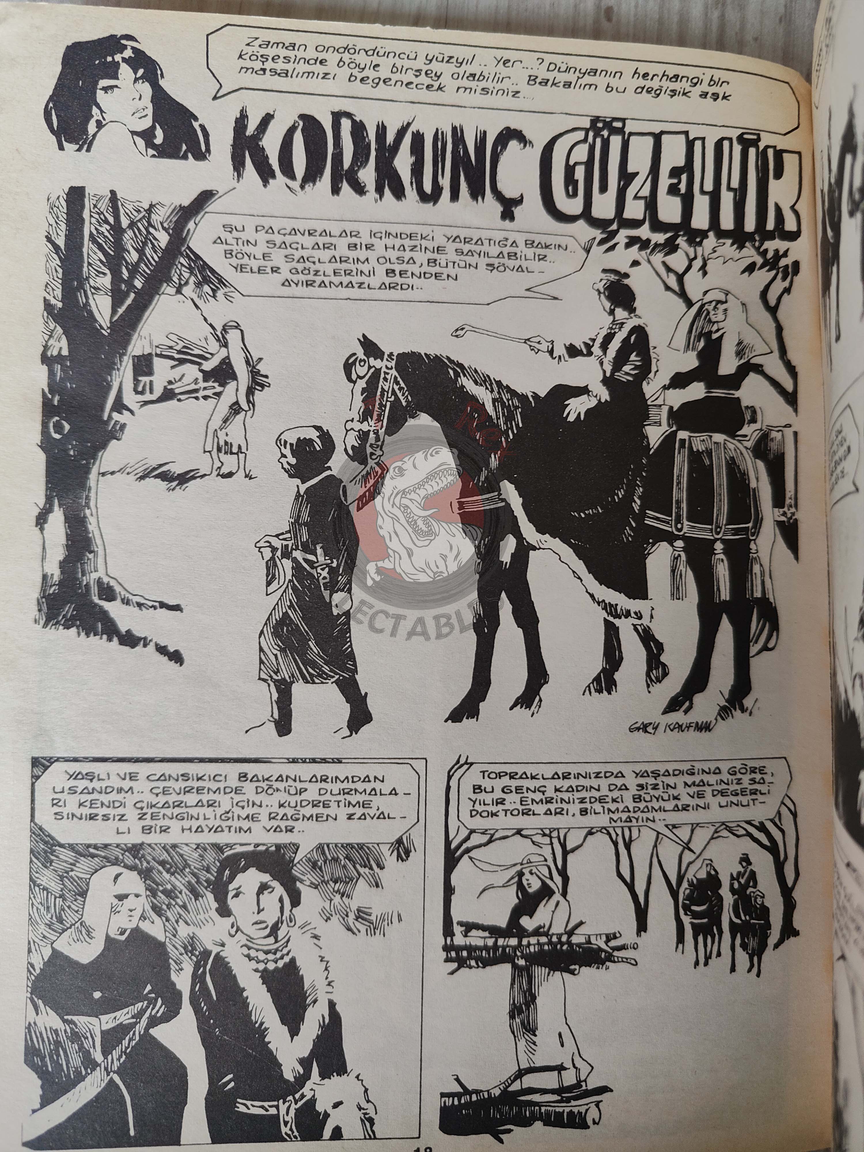 Süper Korku Altın Seri #1 1987 Turkish Comic Turkey Warren Creepy Eerie  Boris Vallejo