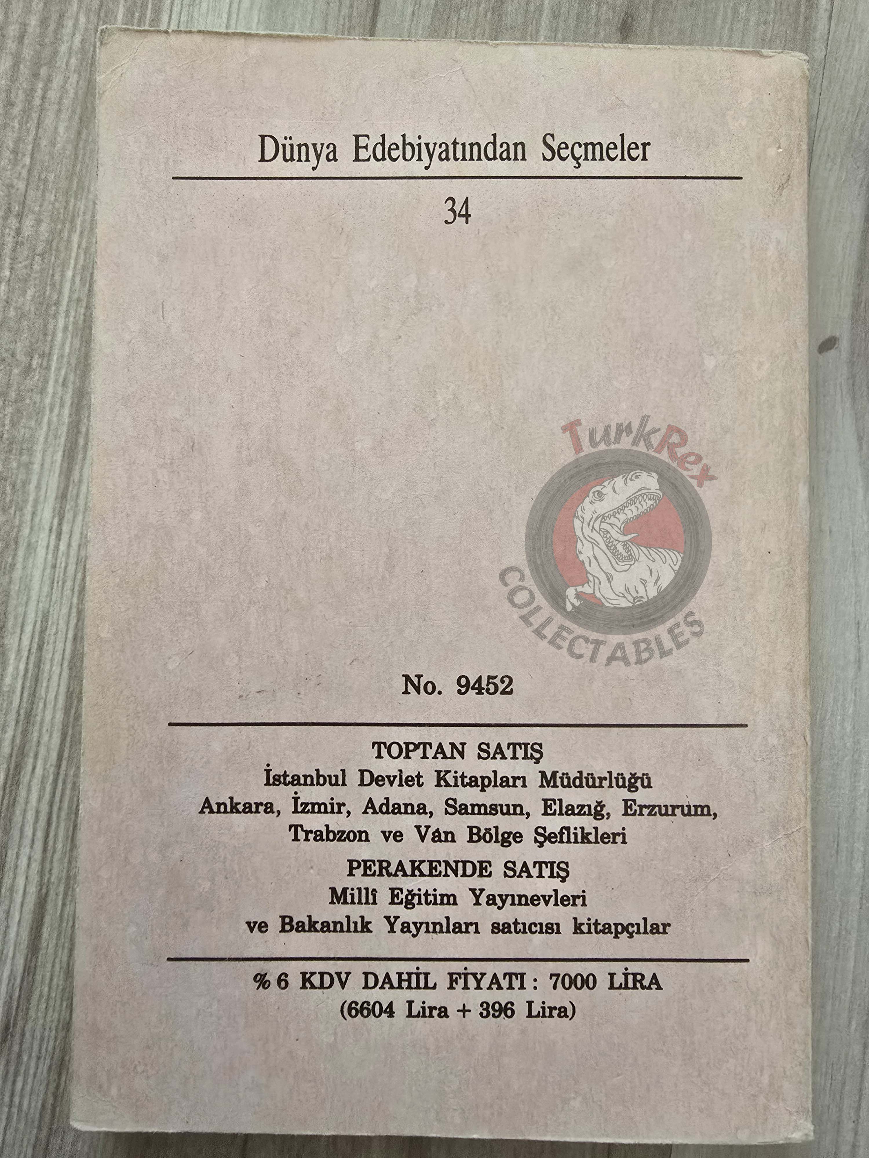 Knut Hamsun – Pan 1991 Turkish Book Turkey