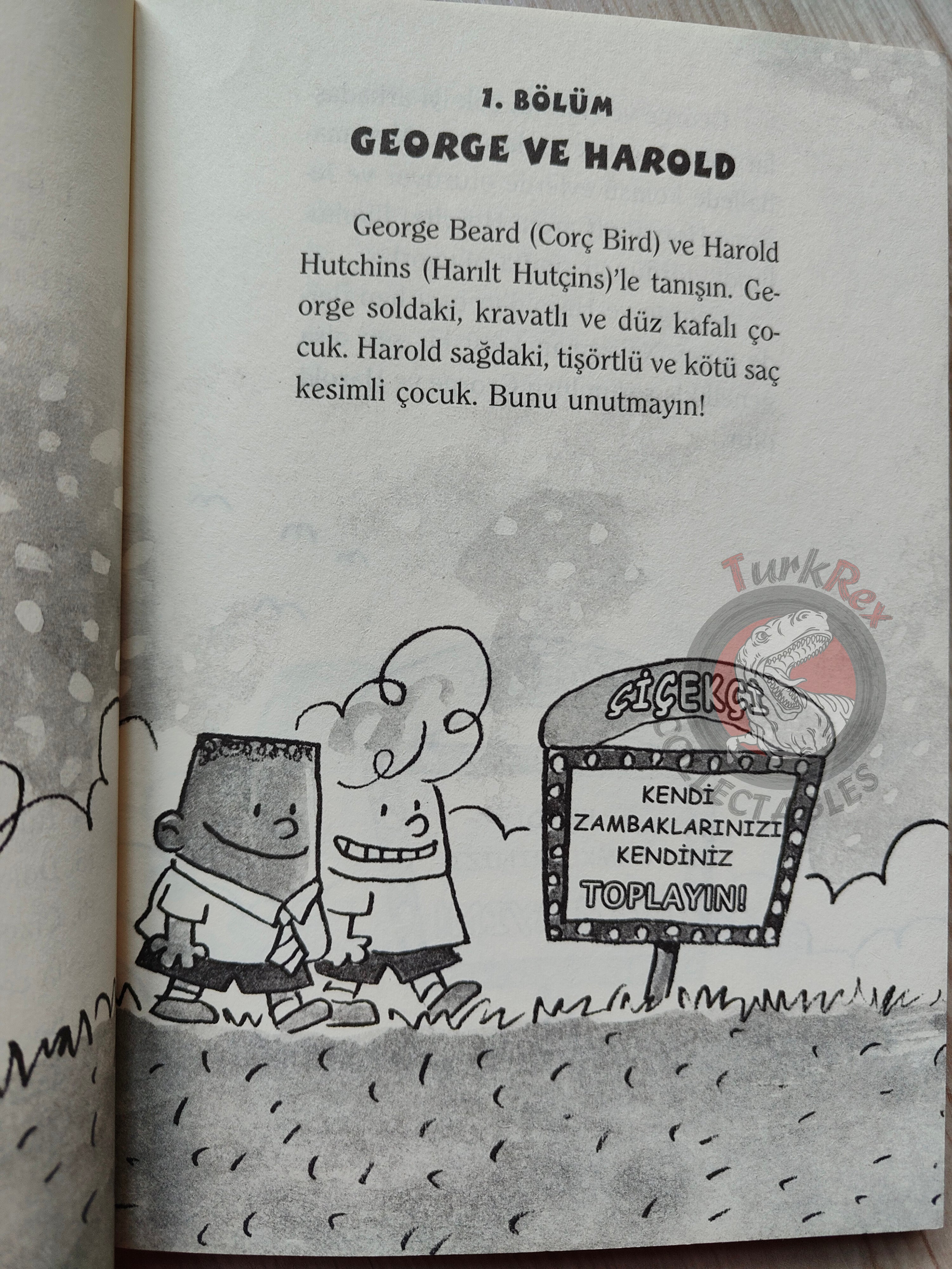 The Adventures of Captain Underpants Turkish Turkey Dav Pilkey