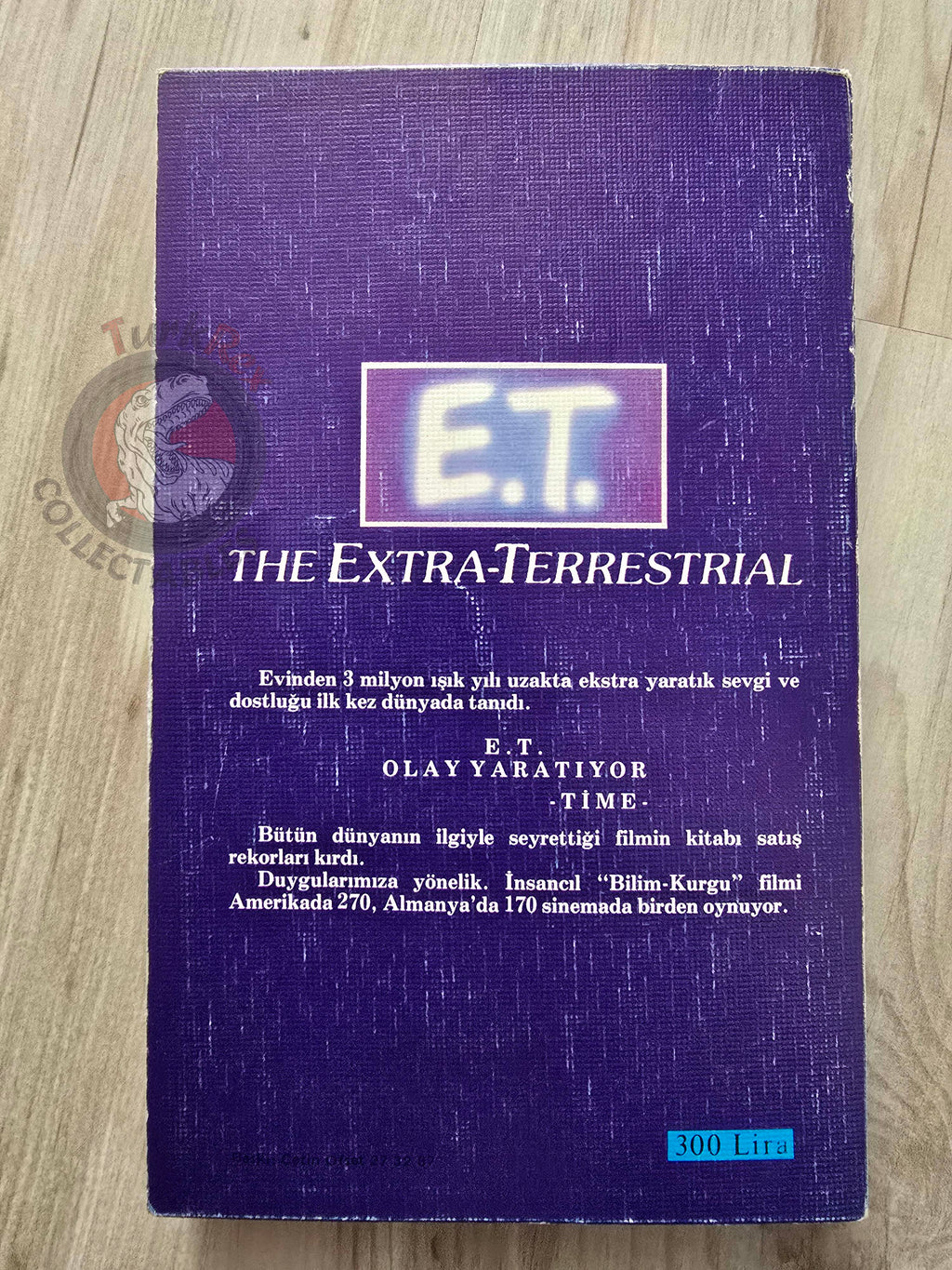 William Kotzwinkle – E.T. the Extra-Terrestrial 1983 1st Turkish Book Turkey Steven Spielberg