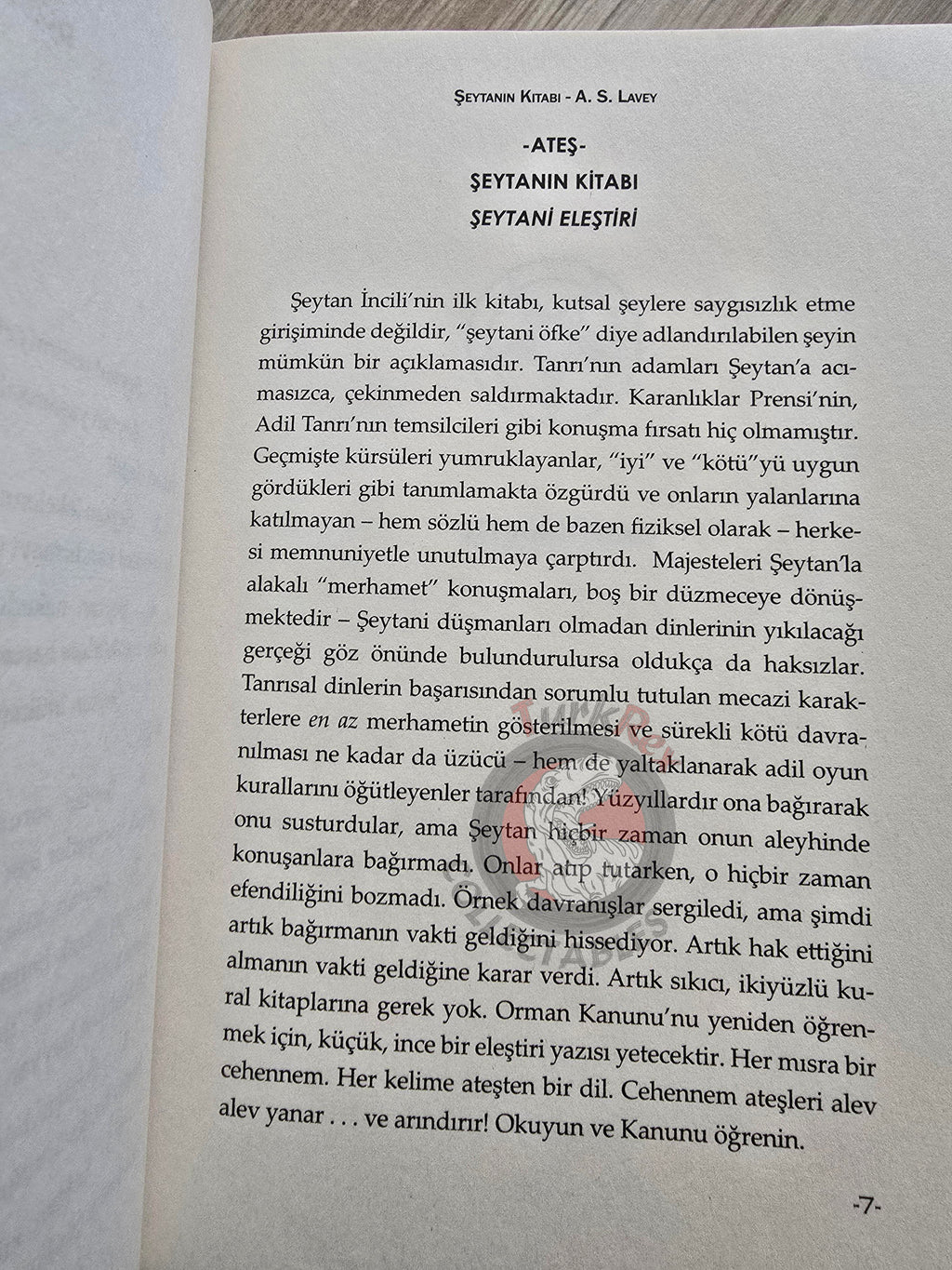 Anton LaVey – The Satanic Bible 2016 Turkish Book Turkey