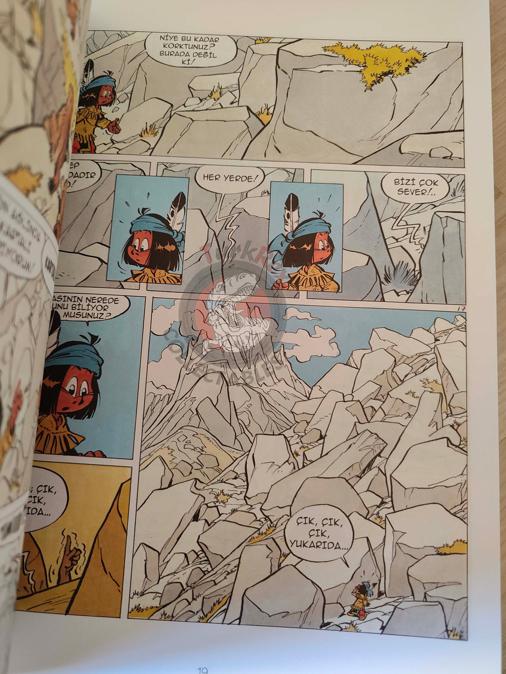 Yakari #8 Au pays des loups Turkish Comic Turkey Derib + Job