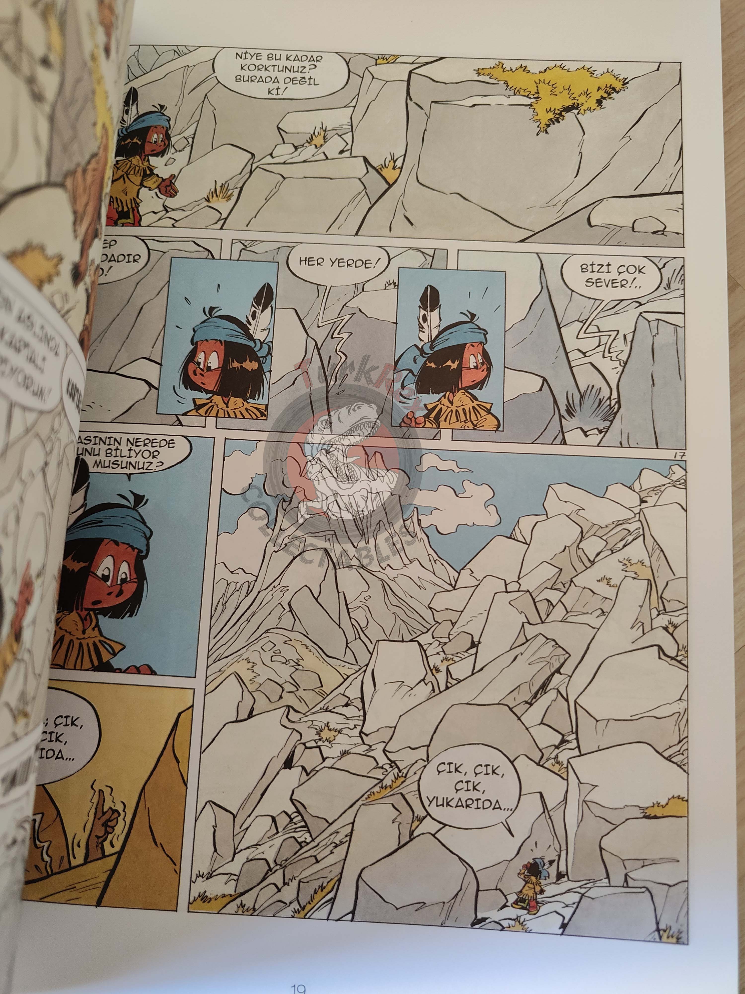 Yakari #8 Au pays des loups Turkish Comic Turkey Derib + Job