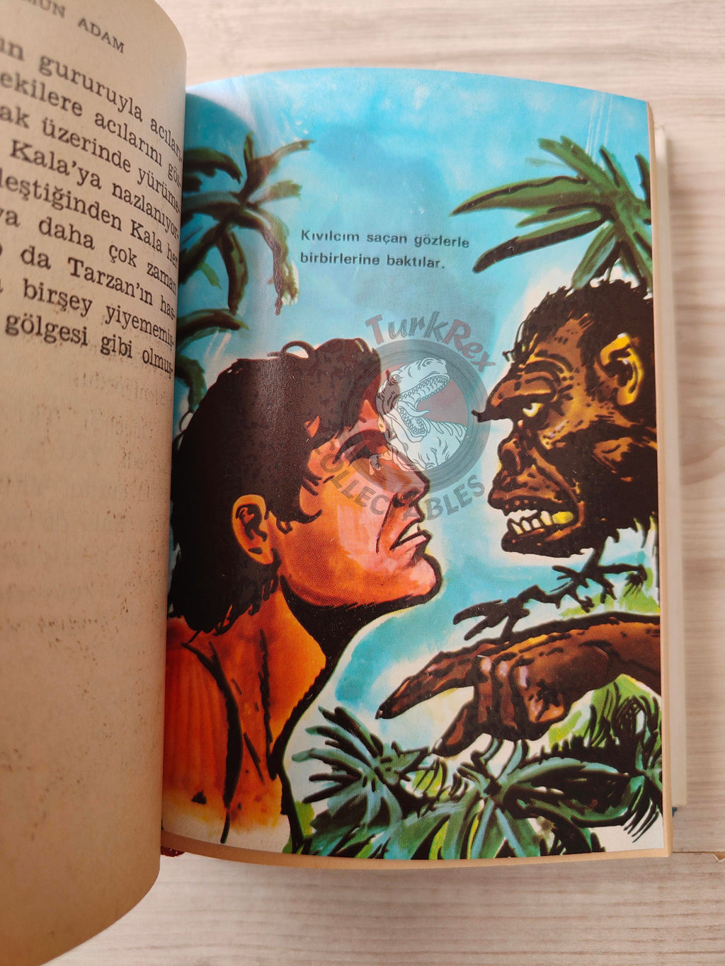 Edgar Rice Burroughs – Tarzan 1971 HC/DJ Turkish Book Turkey Illustrated Johnny Weissmuller