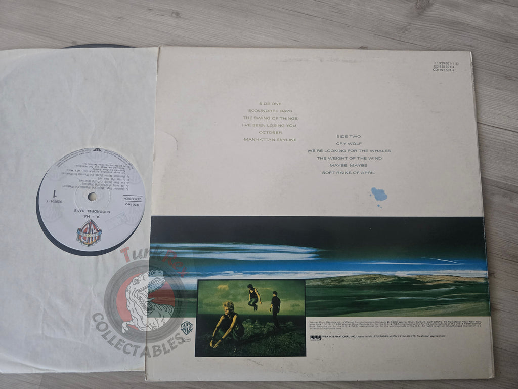 a-ha – Scoundrel Days Turkish Pressing Vinyl Turkey Edition