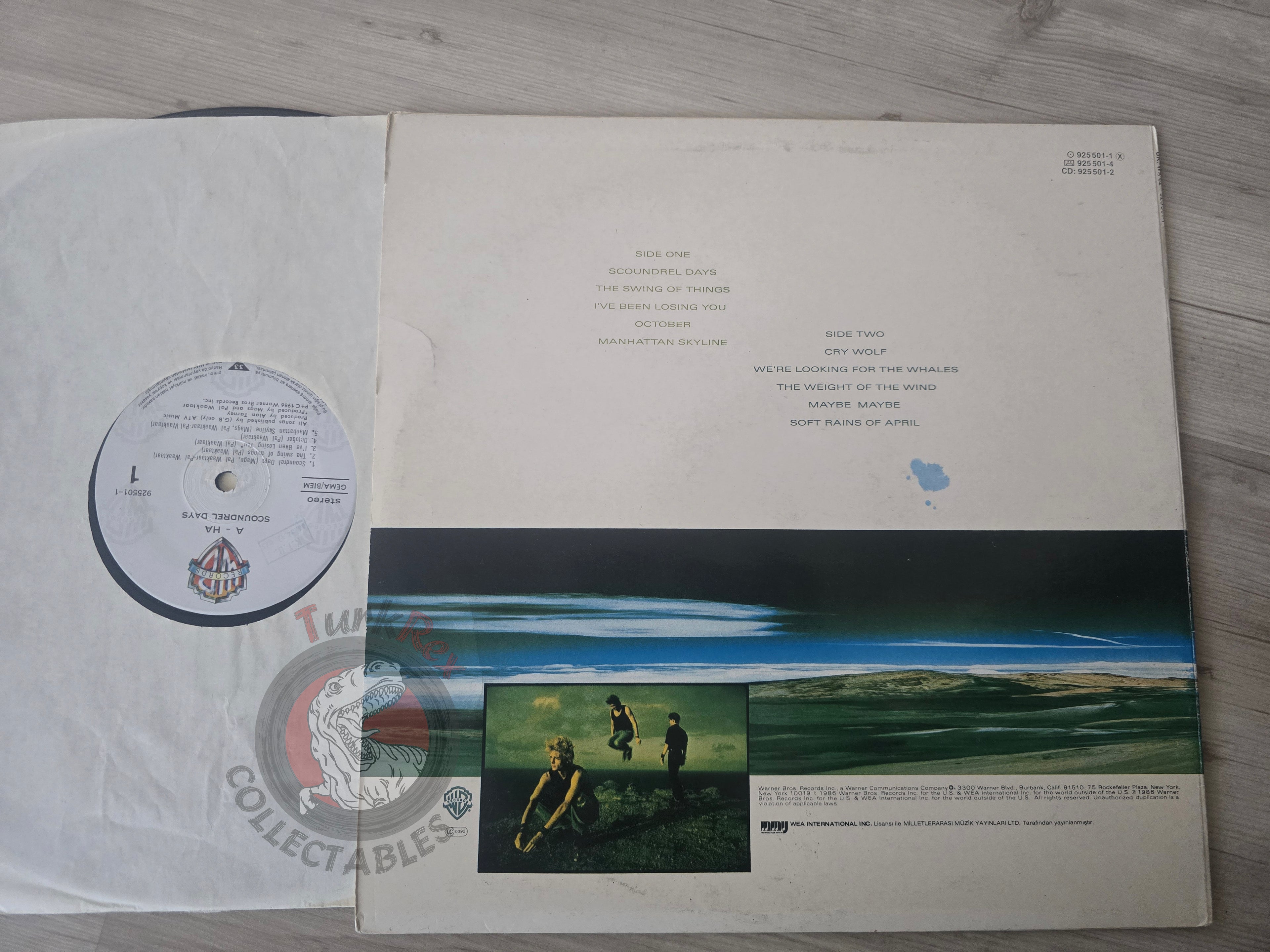 a-ha – Scoundrel Days Turkish Pressing Vinyl Turkey Edition