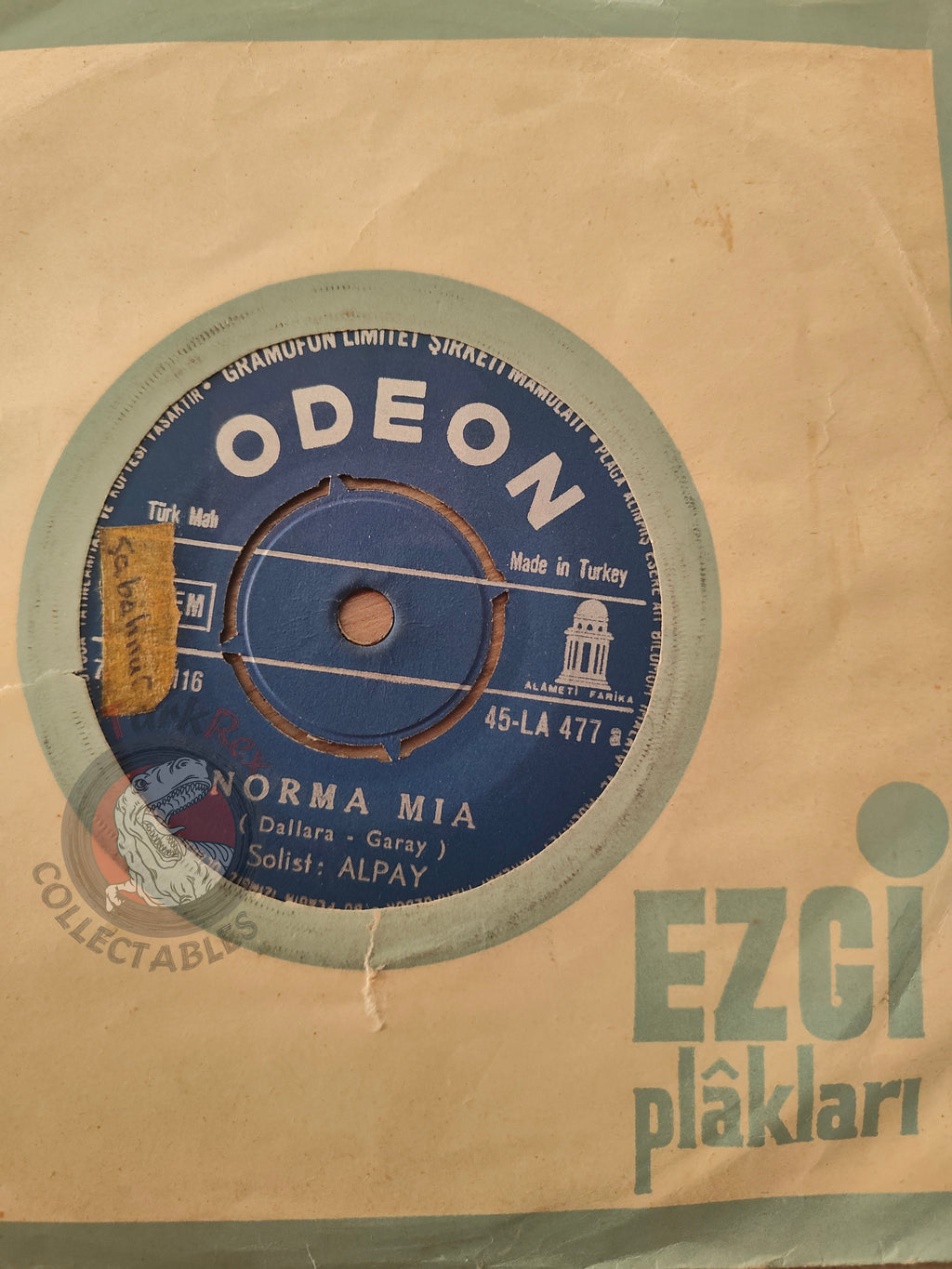 Alpay – Norma Mia / Maç Twist 7" Turkish Pressing Vinyl Turkey Edition
