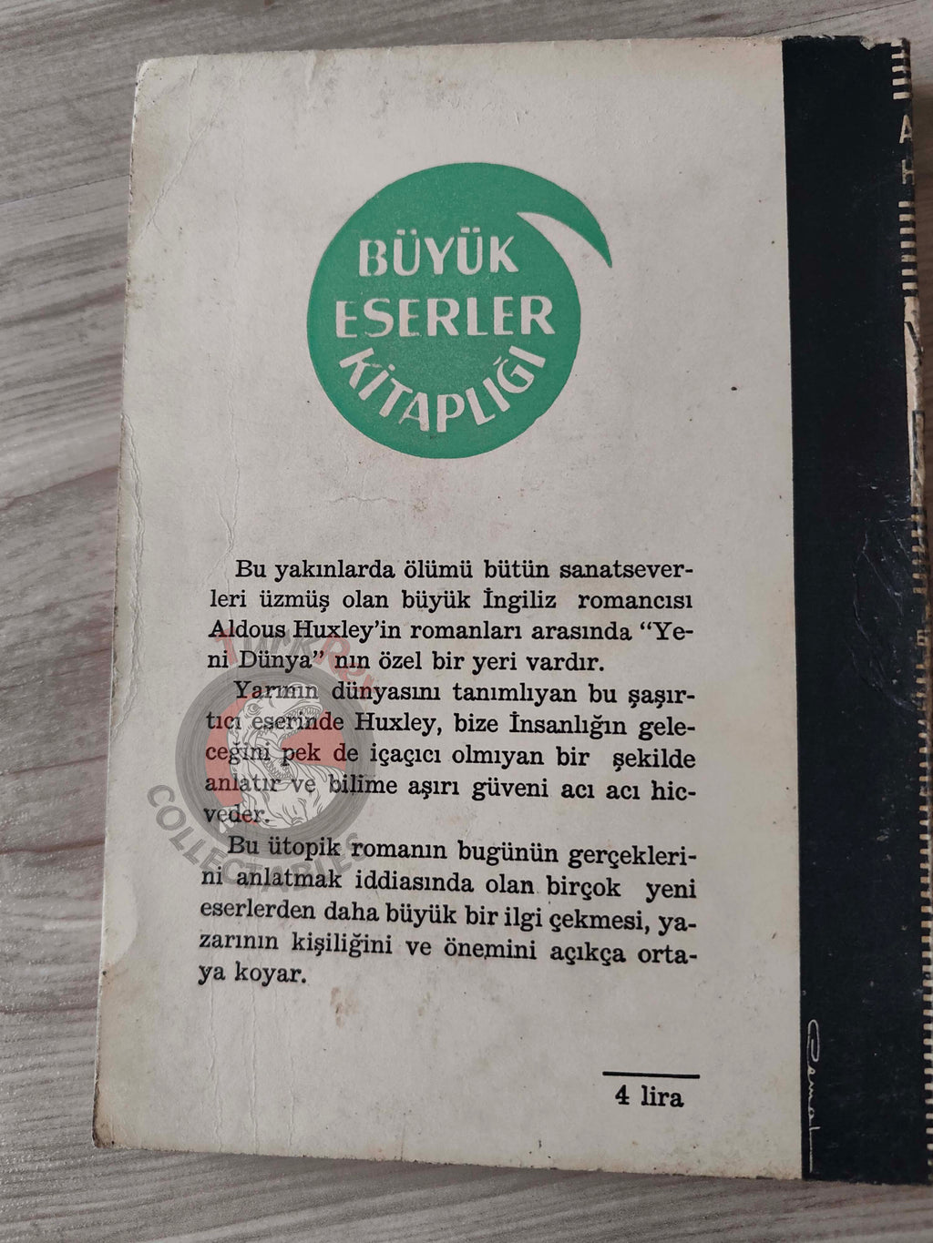 Aldous Huxley – Brave New World 1964 1st Turkish Book Turkey