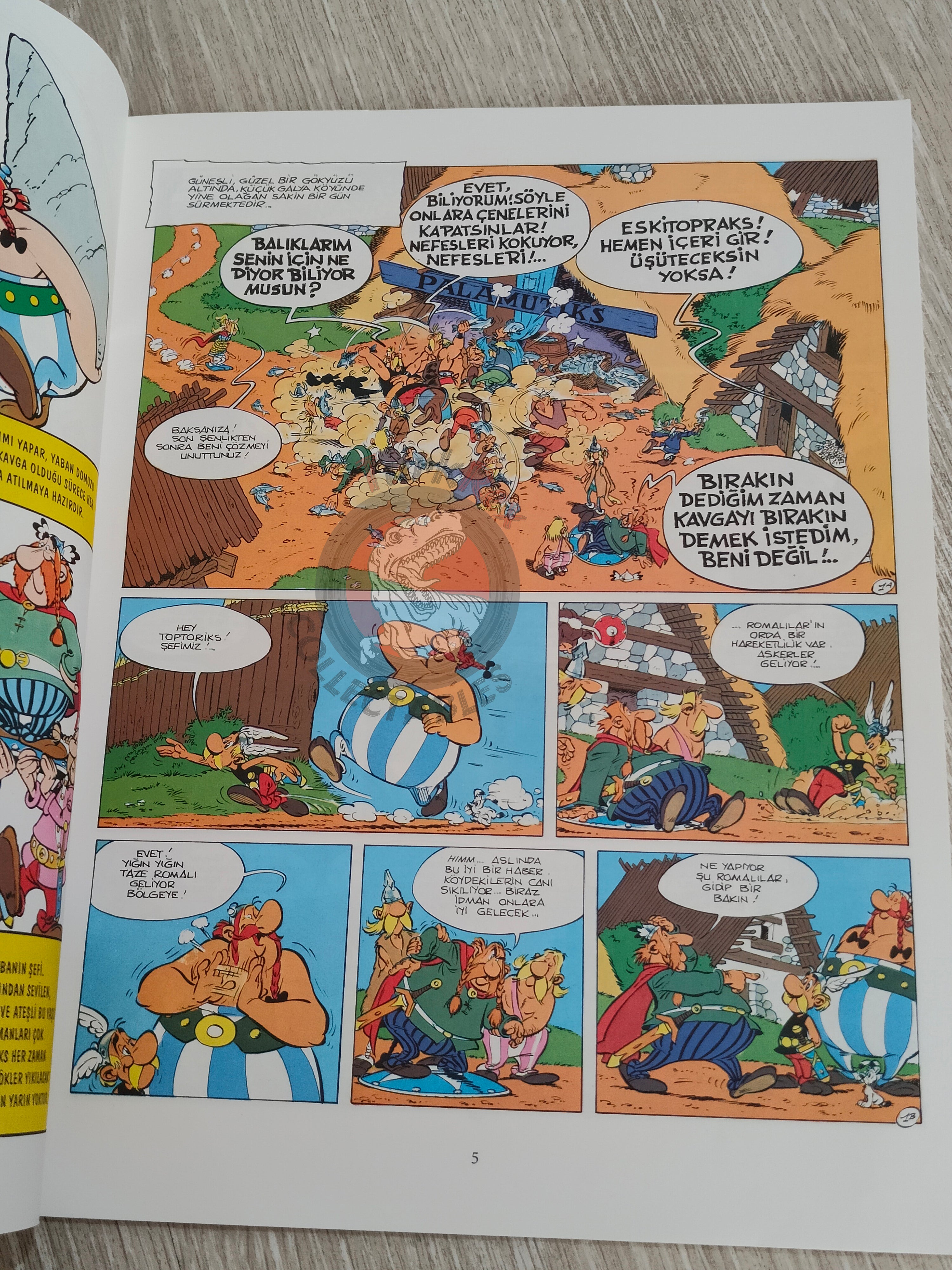 Asterix – Asterix in Belgium 1996 1st Edition Turkish Edition Comic Turkey
