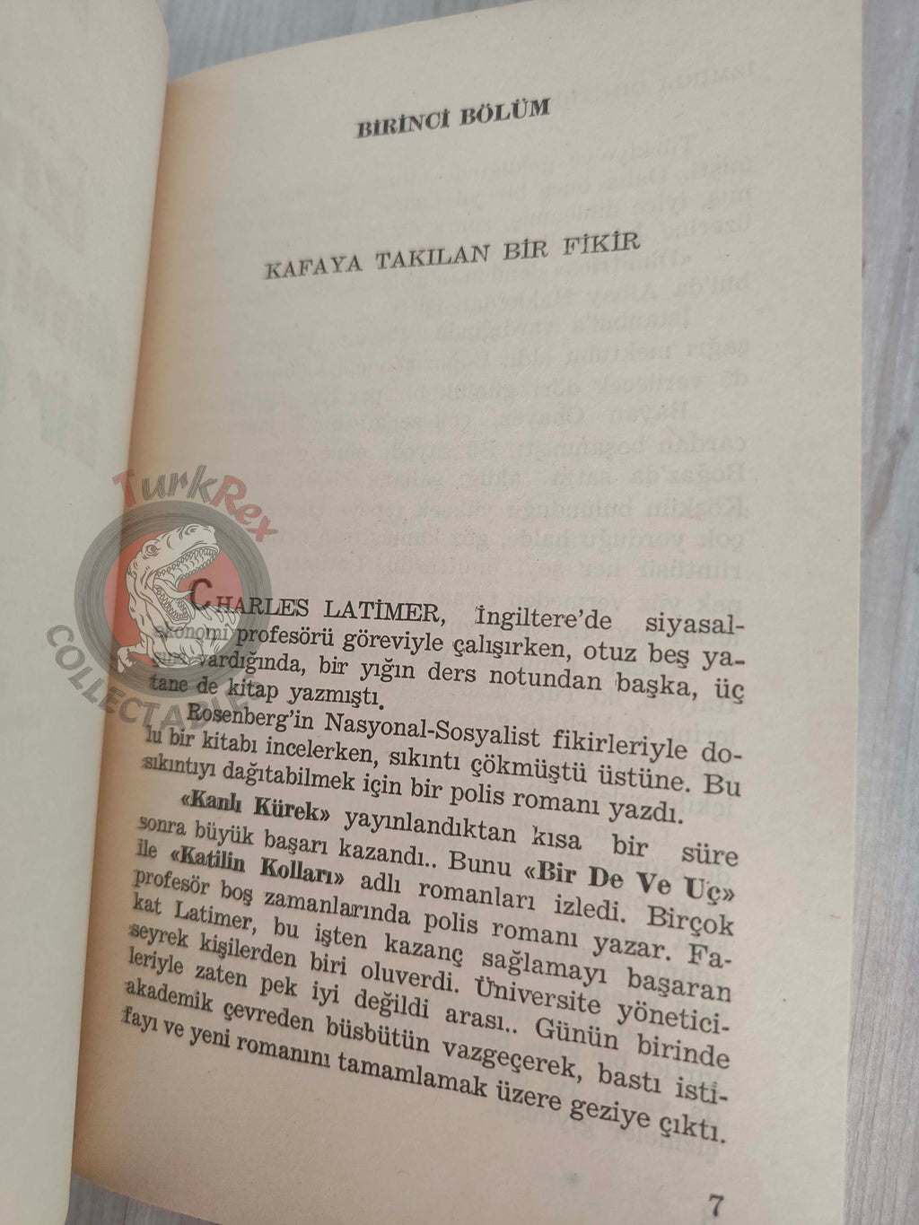 Eric Ambler – The Mask of Dimitrios 1973 1st Turkish Book Turkey