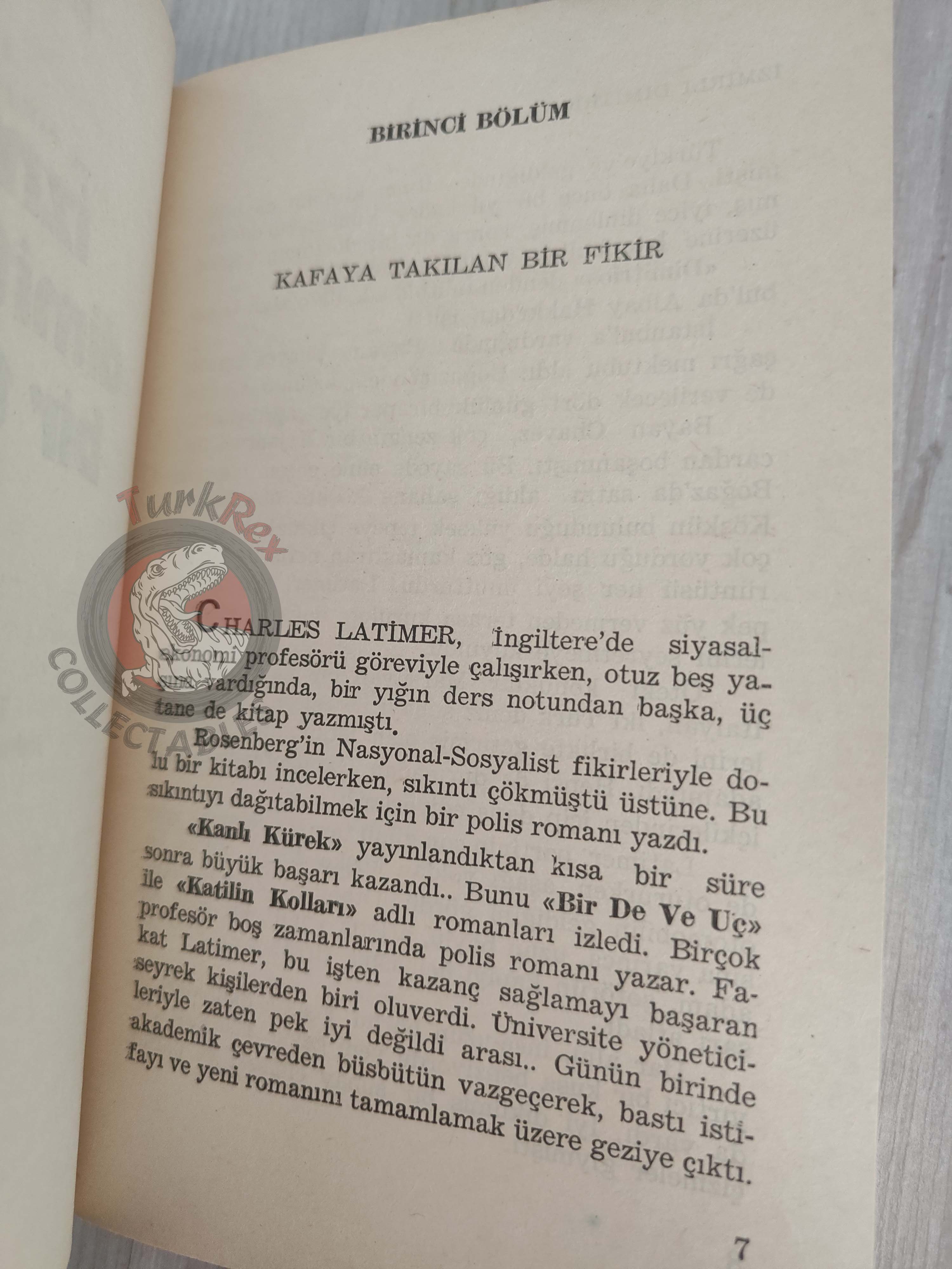 Eric Ambler – The Mask of Dimitrios 1973 1st Turkish Book Turkey