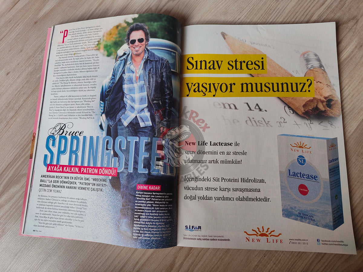 Blue Jean 2012 Manga Turkish Mag Turkey Avril Lavigne Bruce Springsteen Rihanna