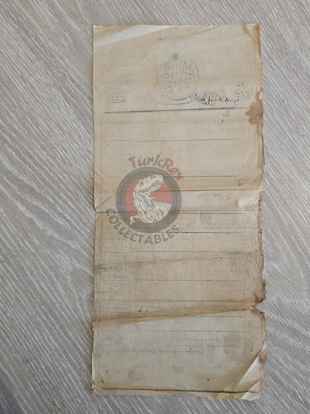 Ottoman 1875 Land Deed Field in İskeçe Xanthi Greece Title Muslim Family Greek Balkans