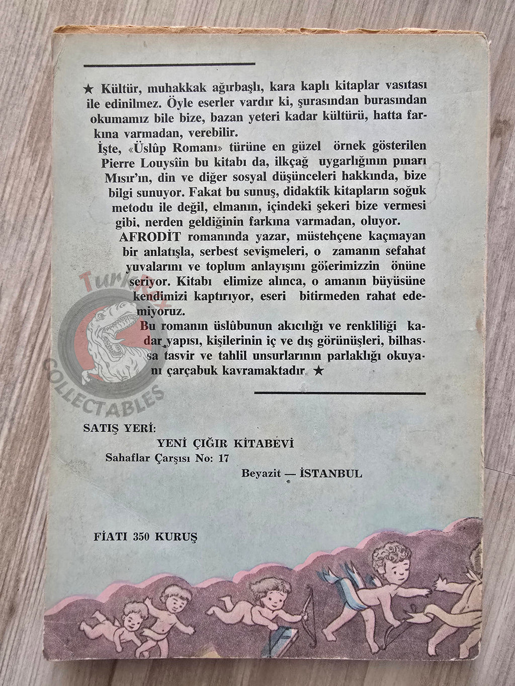 Pierre Louÿs – Aphrodite 1964 Turkish Book Turkey