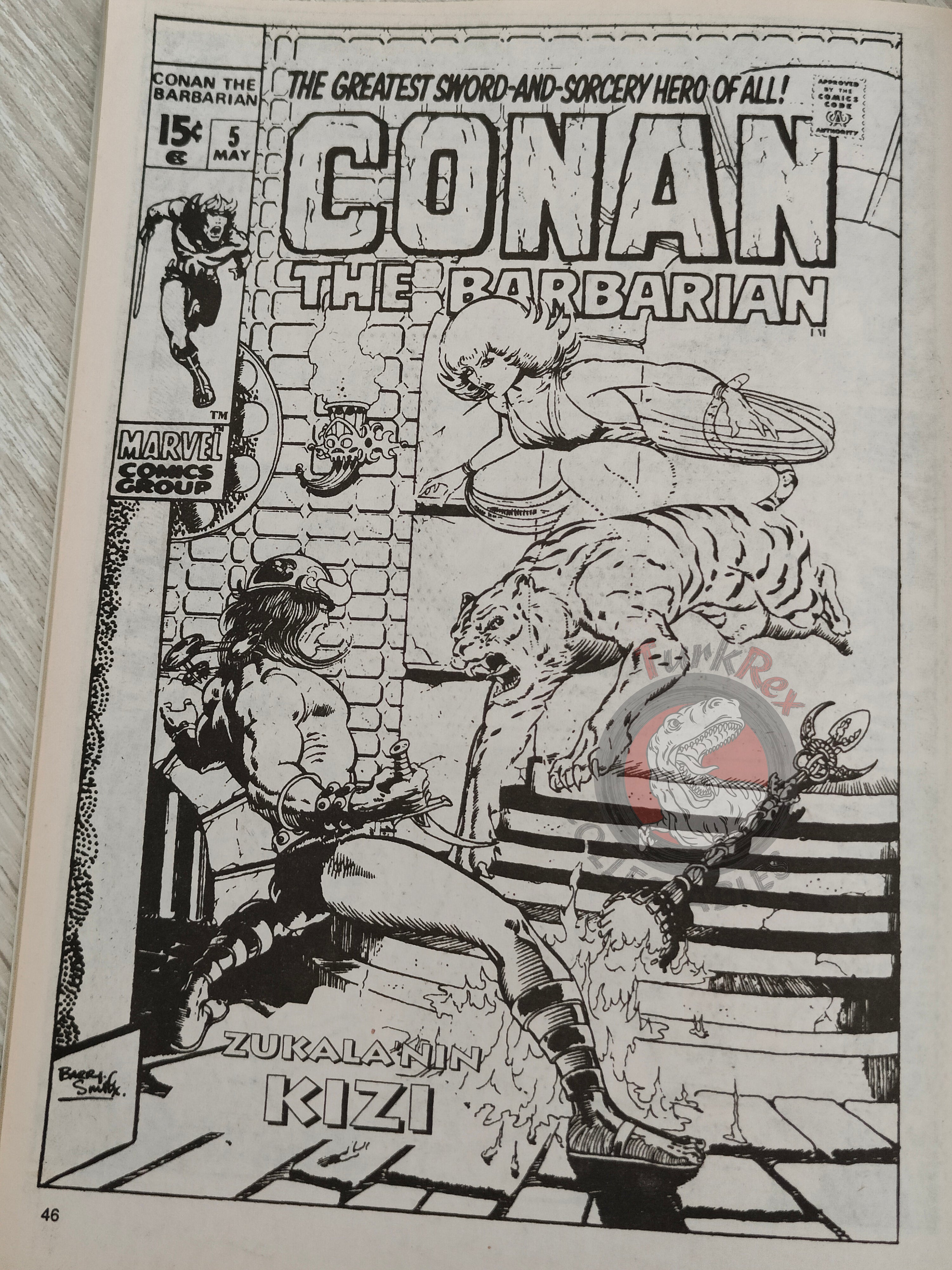 Conan #5 The Savage Sword of Conan #66 Turkish Comic Turkey The Barbarian #5
