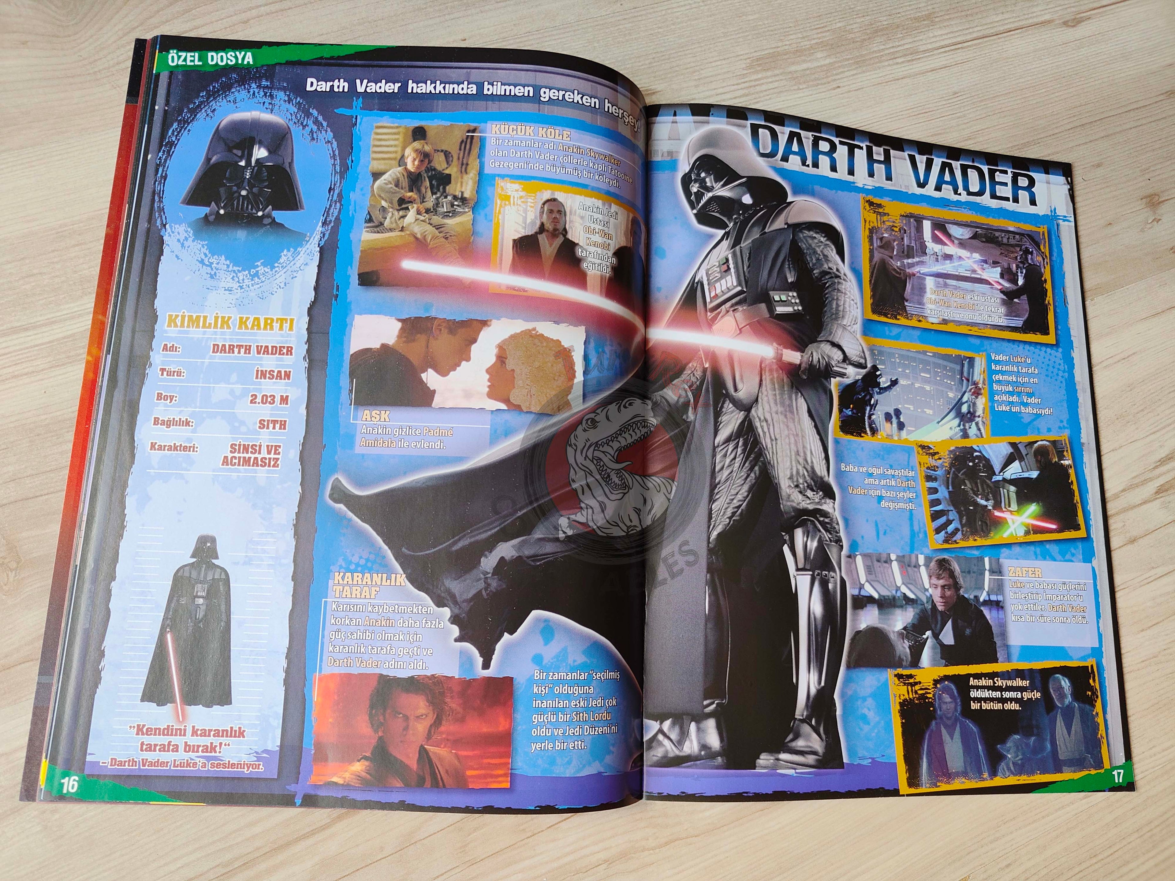 Star Wars Magazine #1 2016 Turkish Comic Mag Turkey Darth Vader