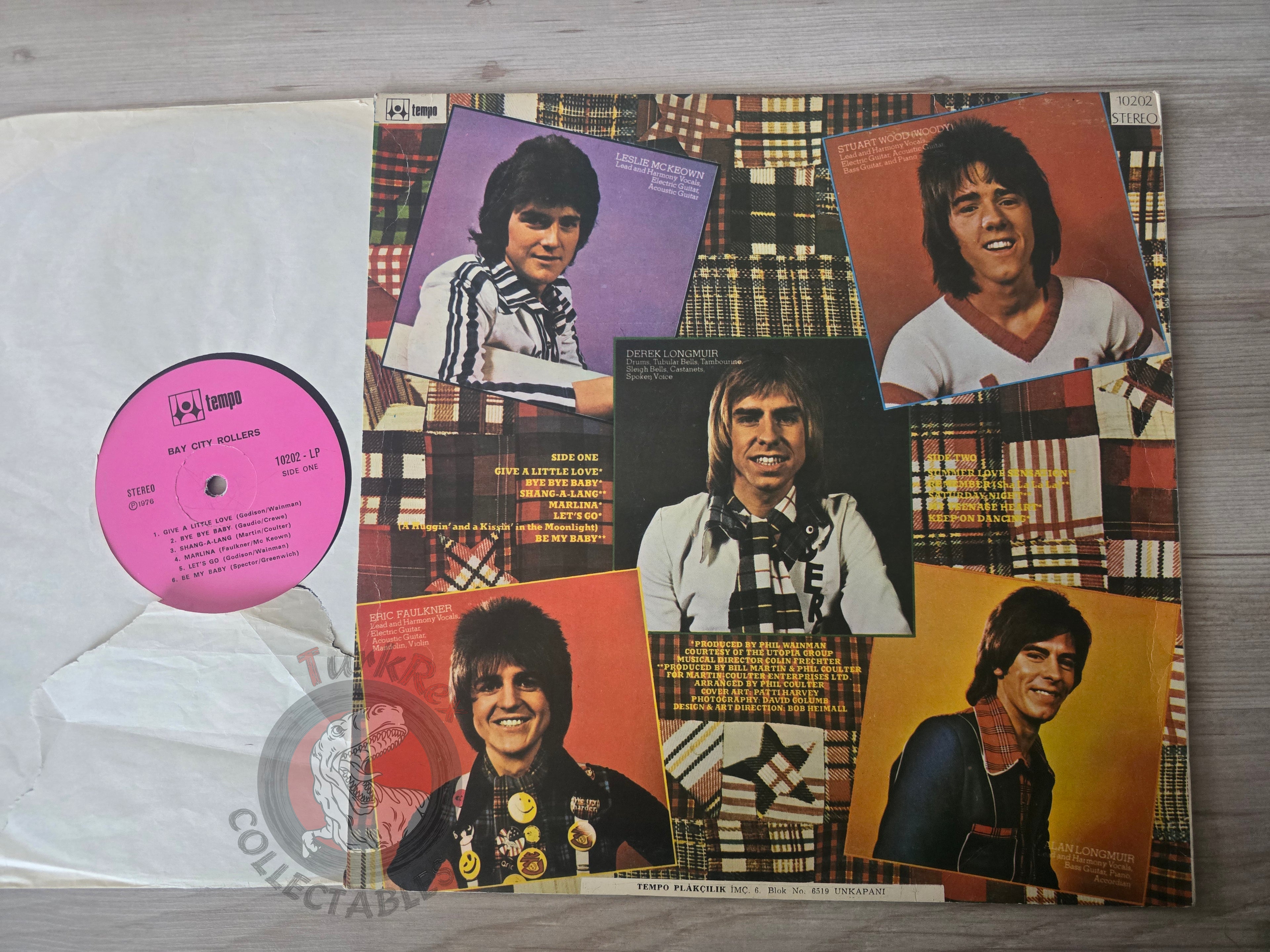 Bay City Rollers – Bay City Rollers Turkish Pressing Vinyl Turkey Edition