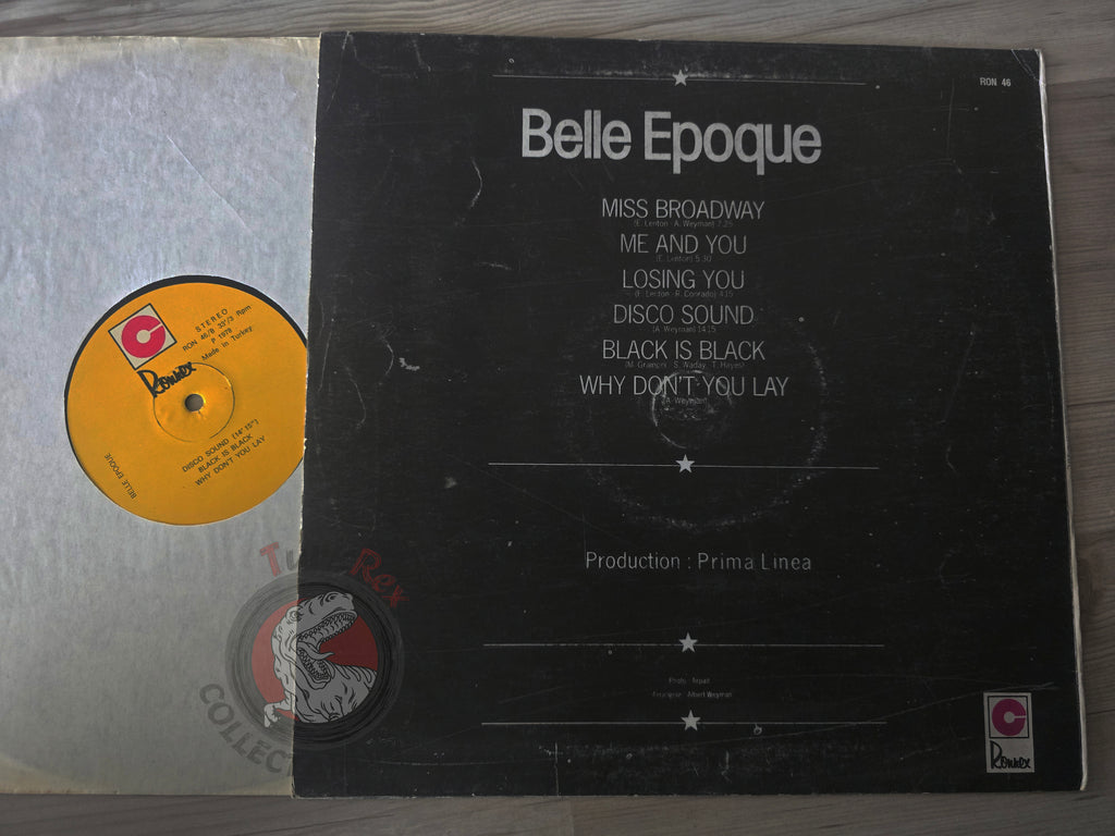 Belle Epoque – Black Is Black Turkish Pressing Vinyl Turkey Edition