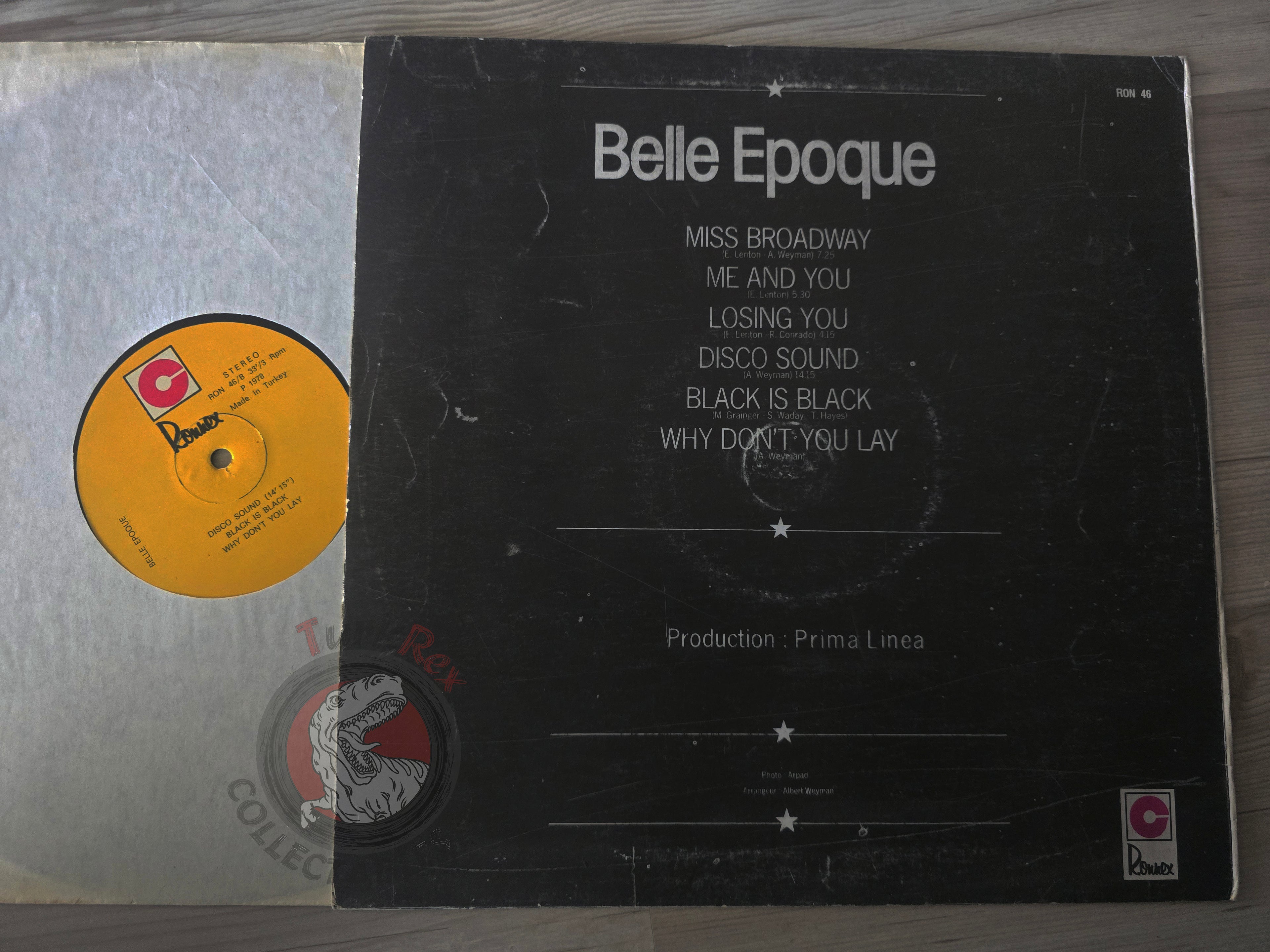 Belle Epoque – Black Is Black Turkish Pressing Vinyl Turkey Edition