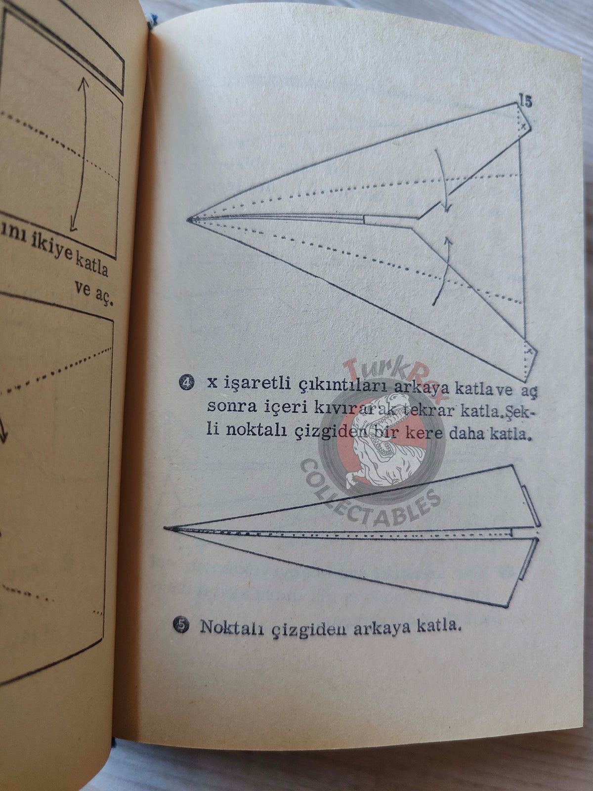 Origami: Paper Folding  1972 HC/DJ Turkish Book Turkey Illustrated