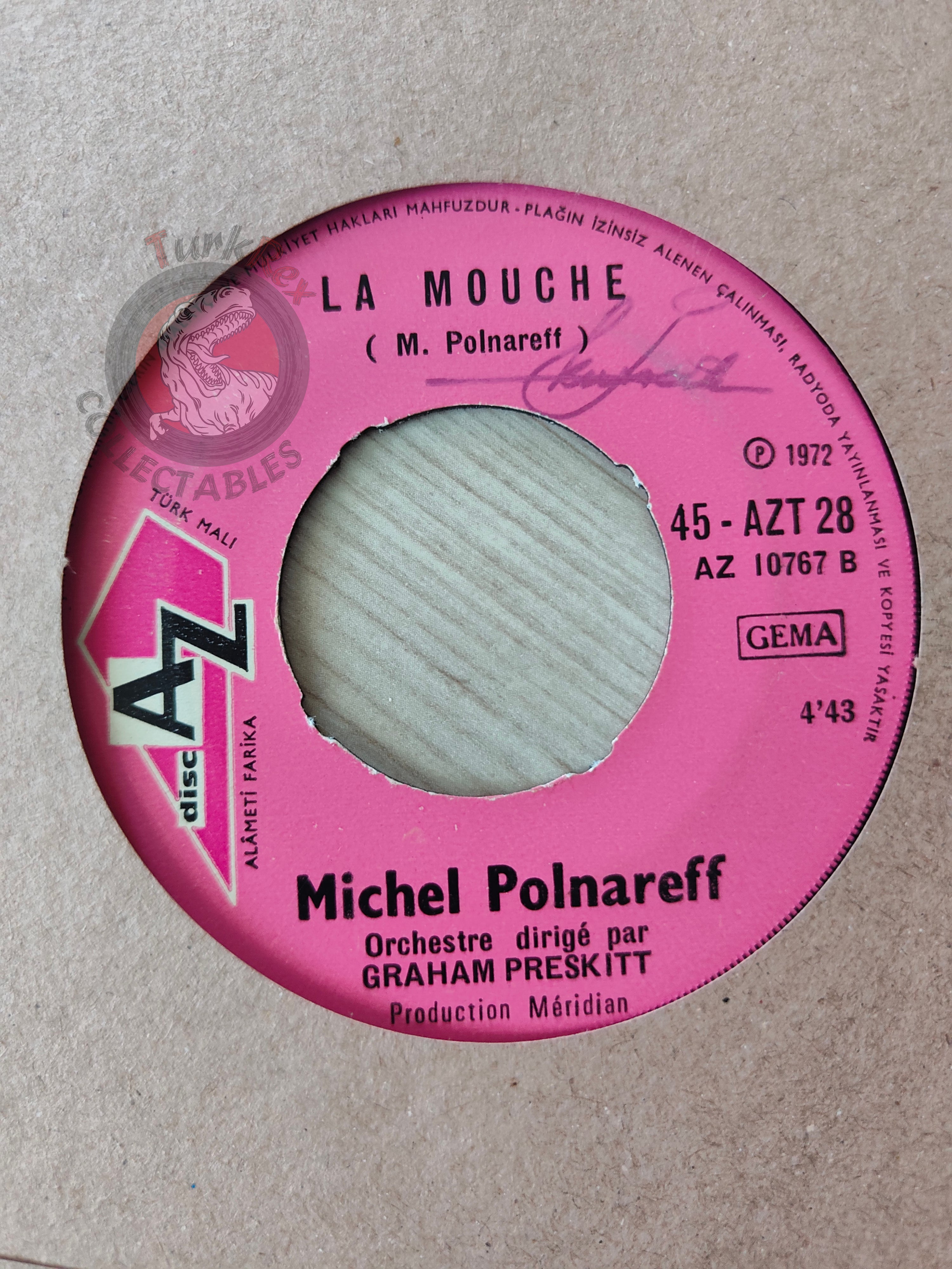 Michel Polnareff – Holidays 7" Turkish Pressing Vinyl Turkey Edition