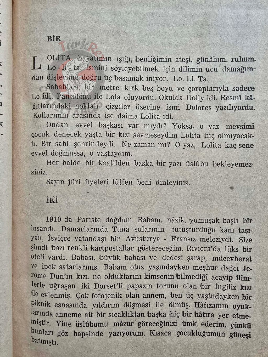 Vladimir Nabokov – Lolita 1964 1st HC/DJ Turkish Book Turkey