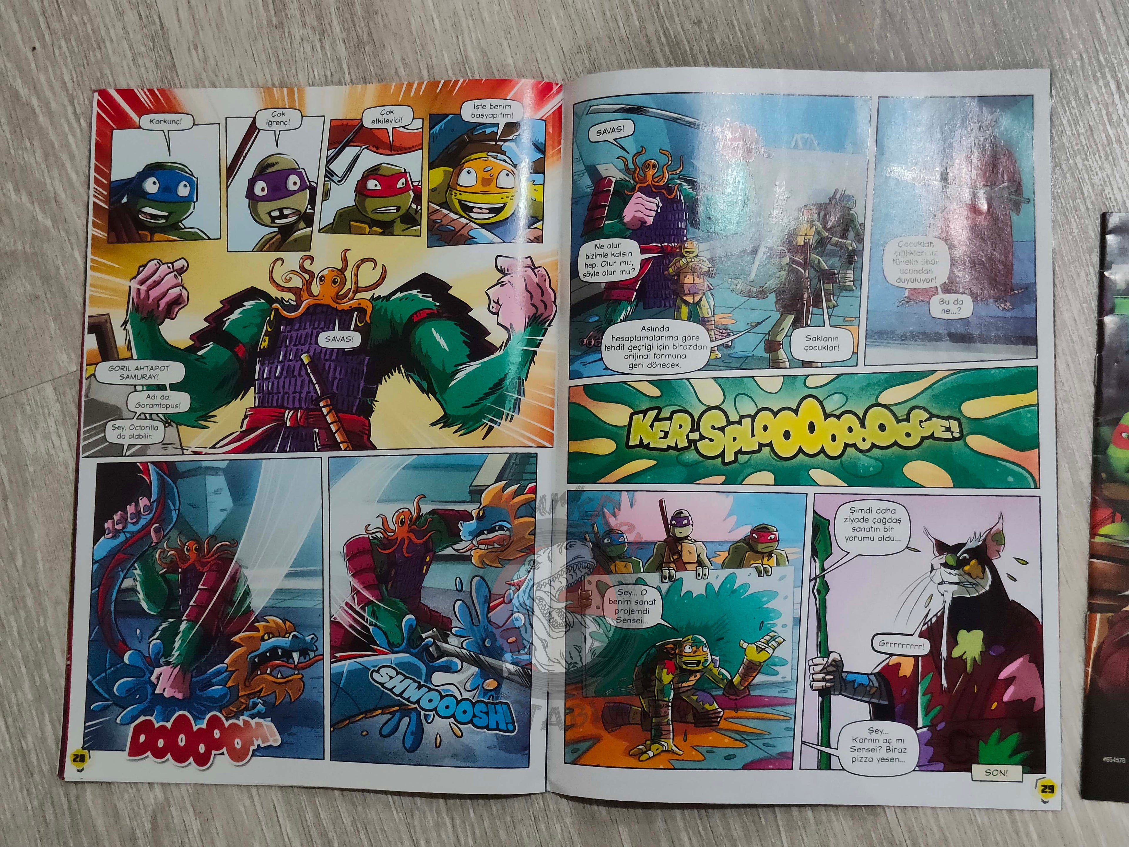 Teenage Mutant Ninja Turtles Magazine 2018 Turkish Comic Turkey TMNT